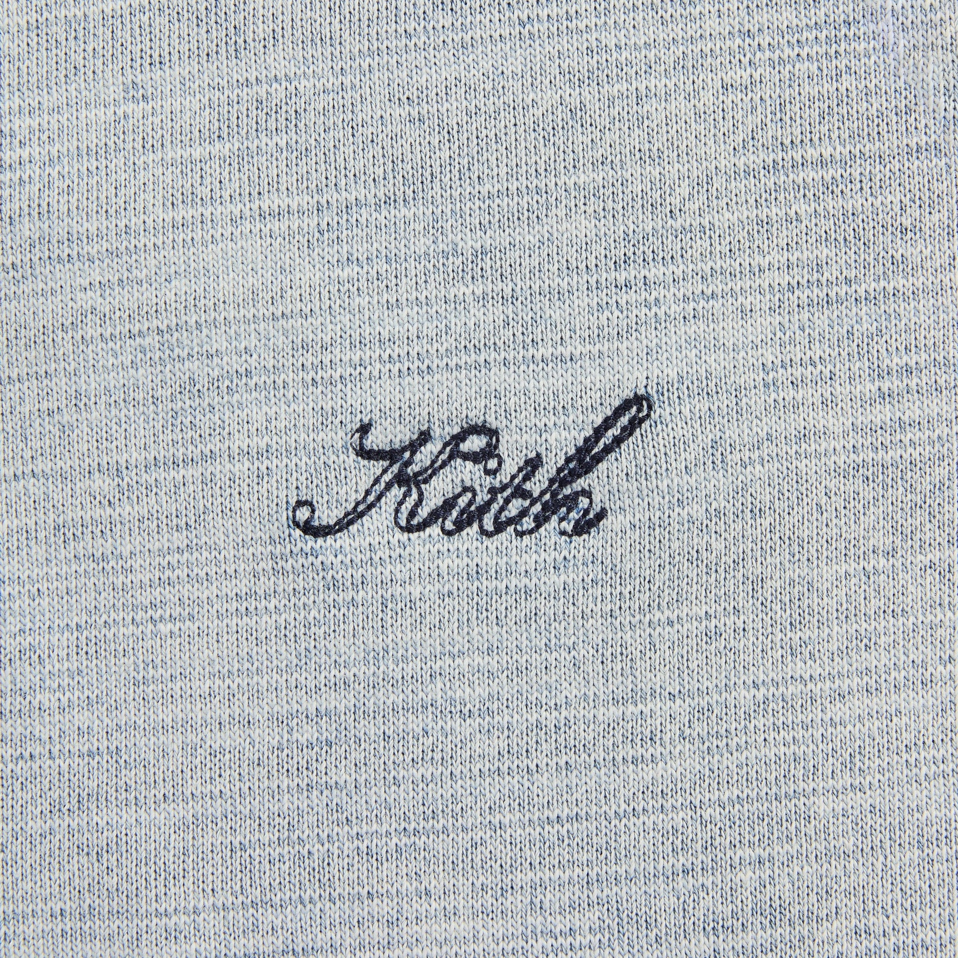 Kith Indigo Fleece Wilder Full Zip Hoodie - Pale Indigo