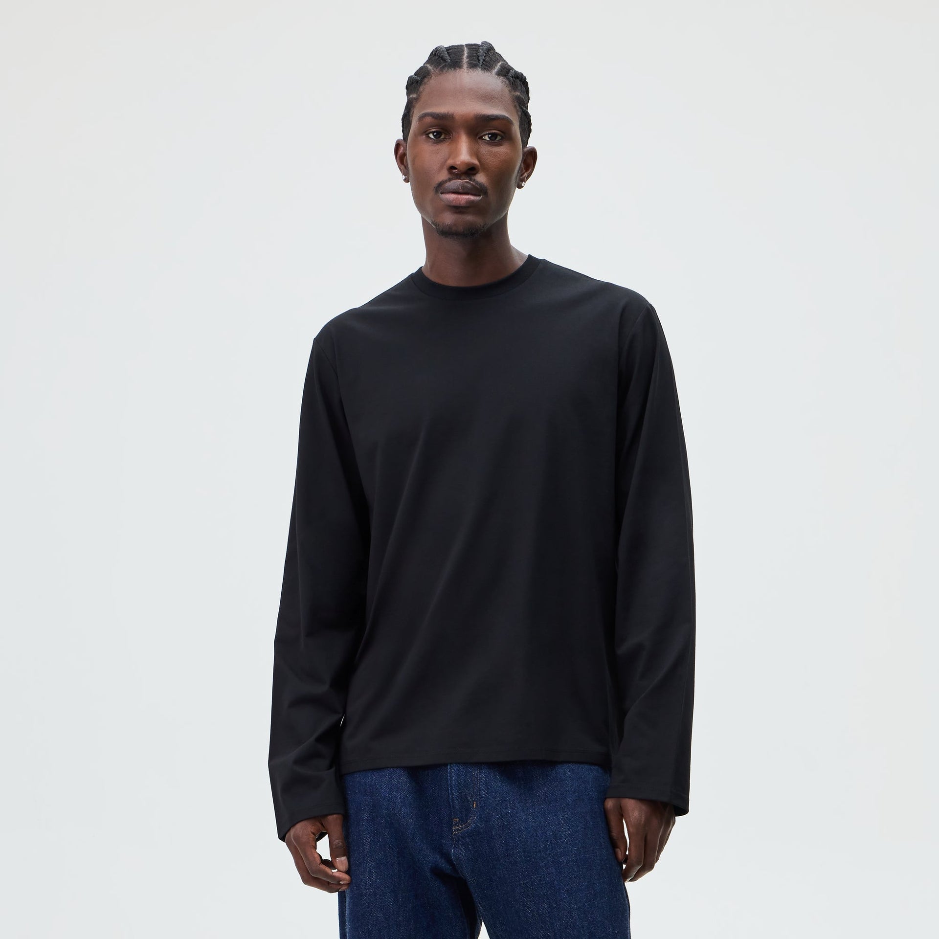 &Kin Long Sleeve Halston Tee - Black