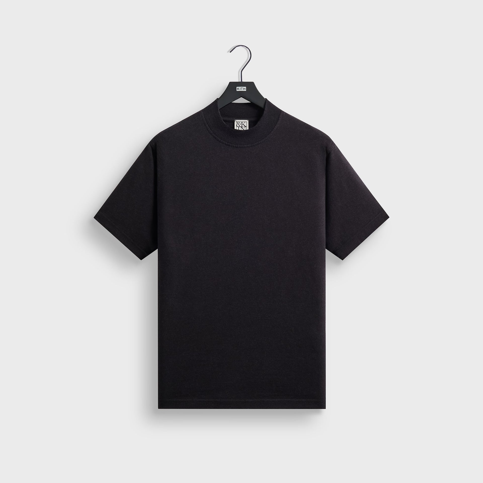 &Kin Mock Neck James Tee - Black