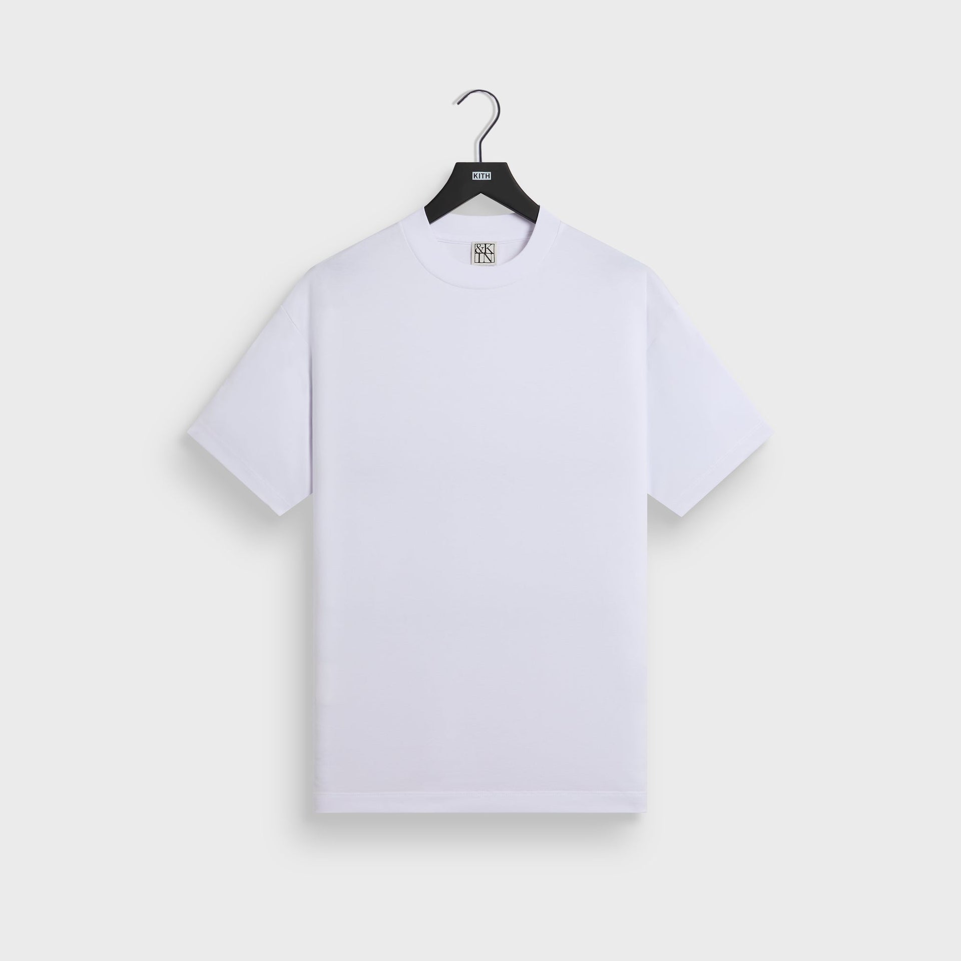 &Kin Mock Neck Albie Tee - White