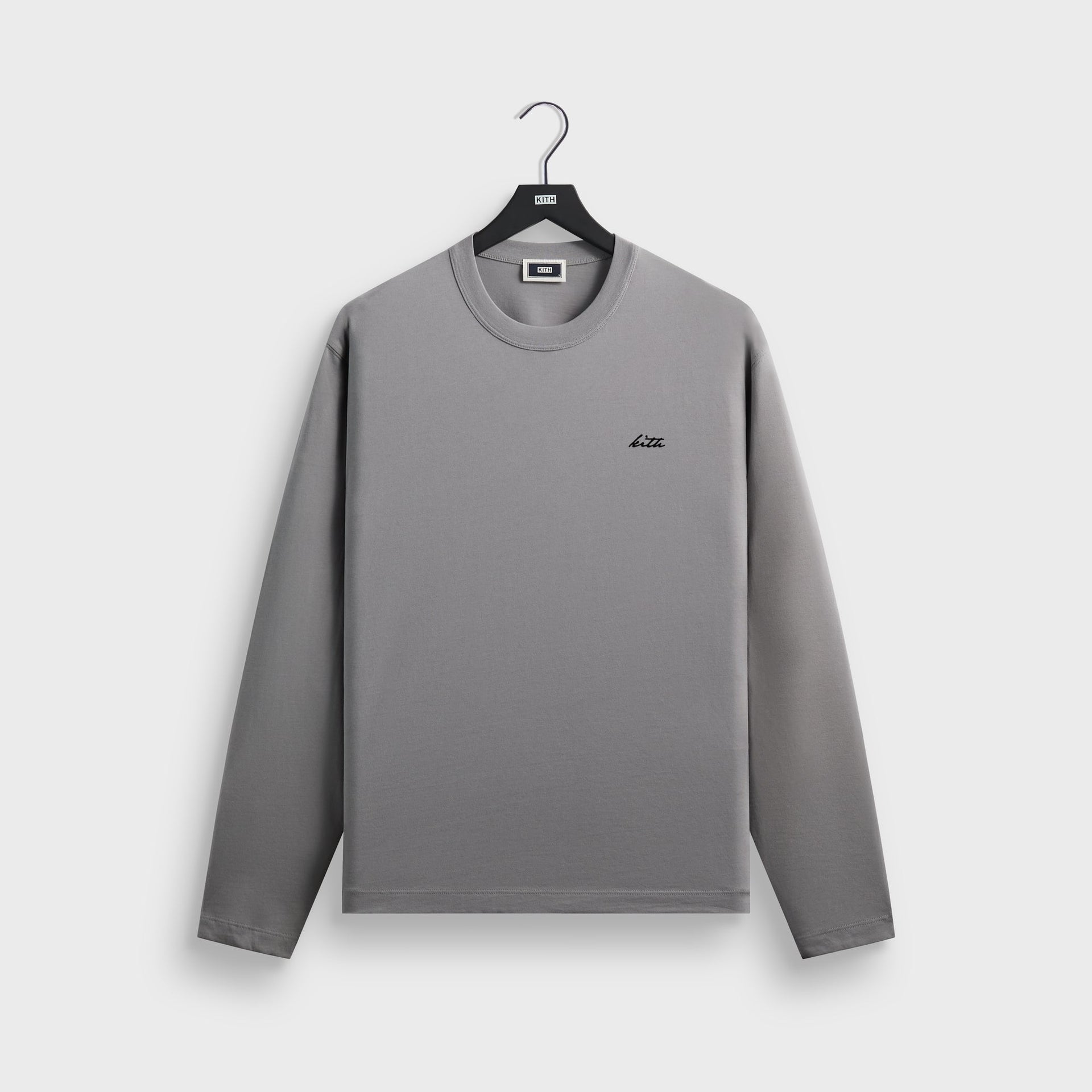 Kith Long Sleeve Alex Boxy Tee - Neutron