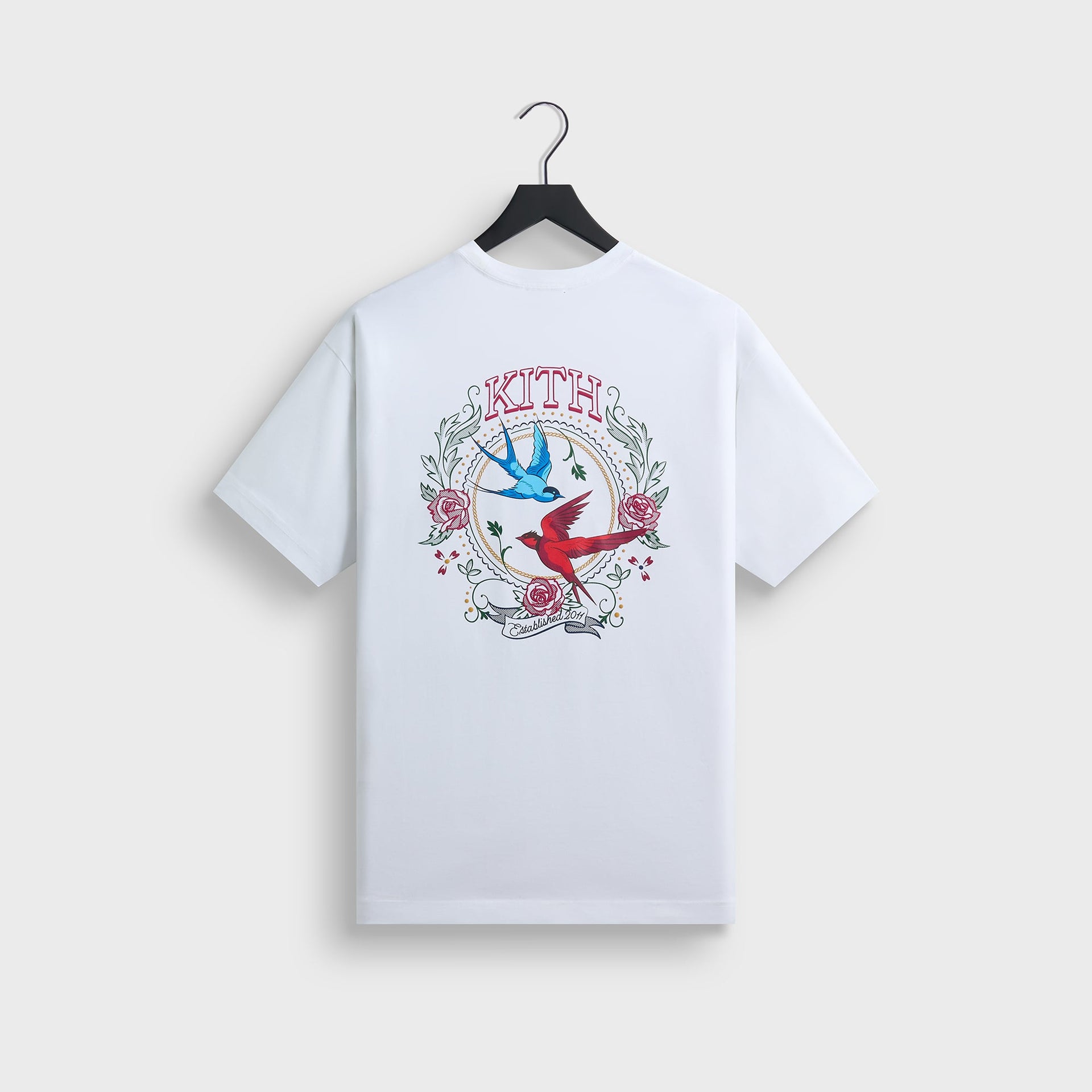 Kith Swallow Emblem Short Sleeve Tee - White