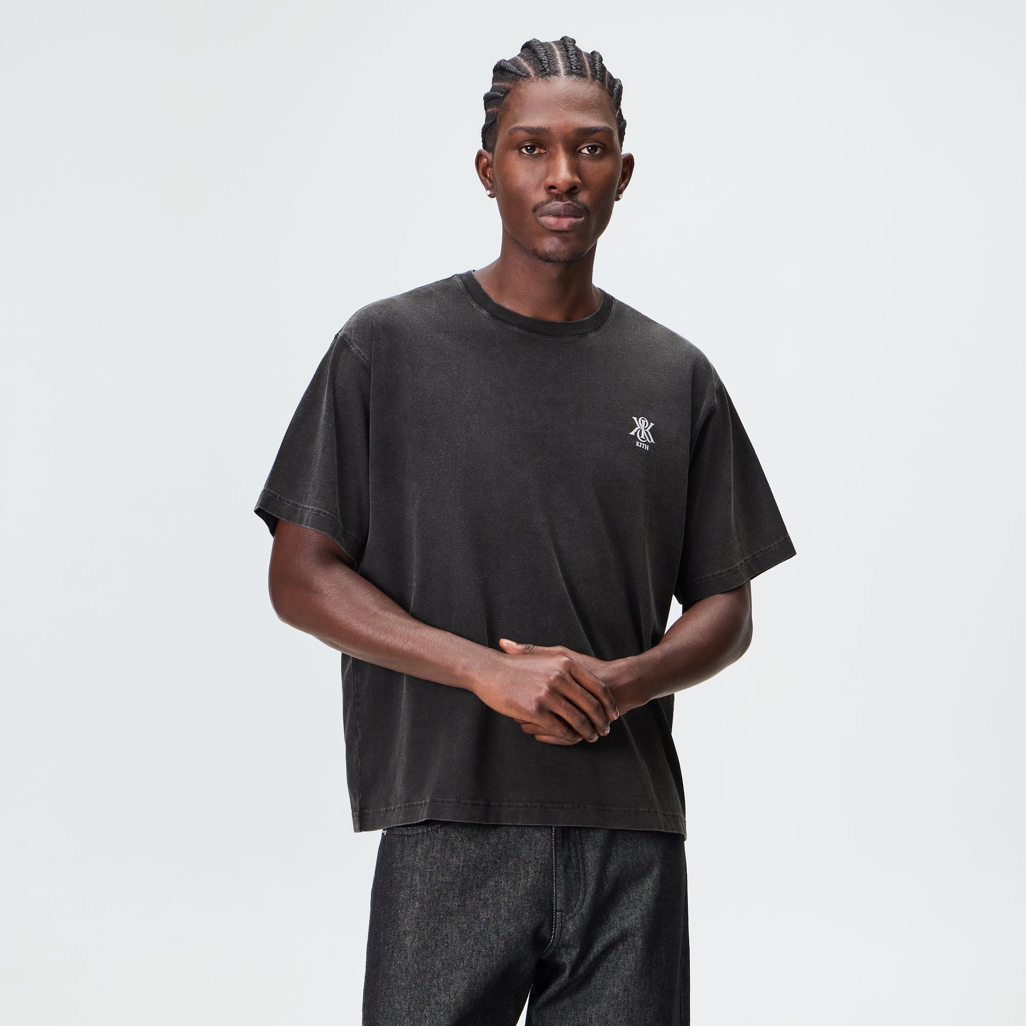Kith Guardian Alex Boxy Vintage Tee - Black – Kith Europe