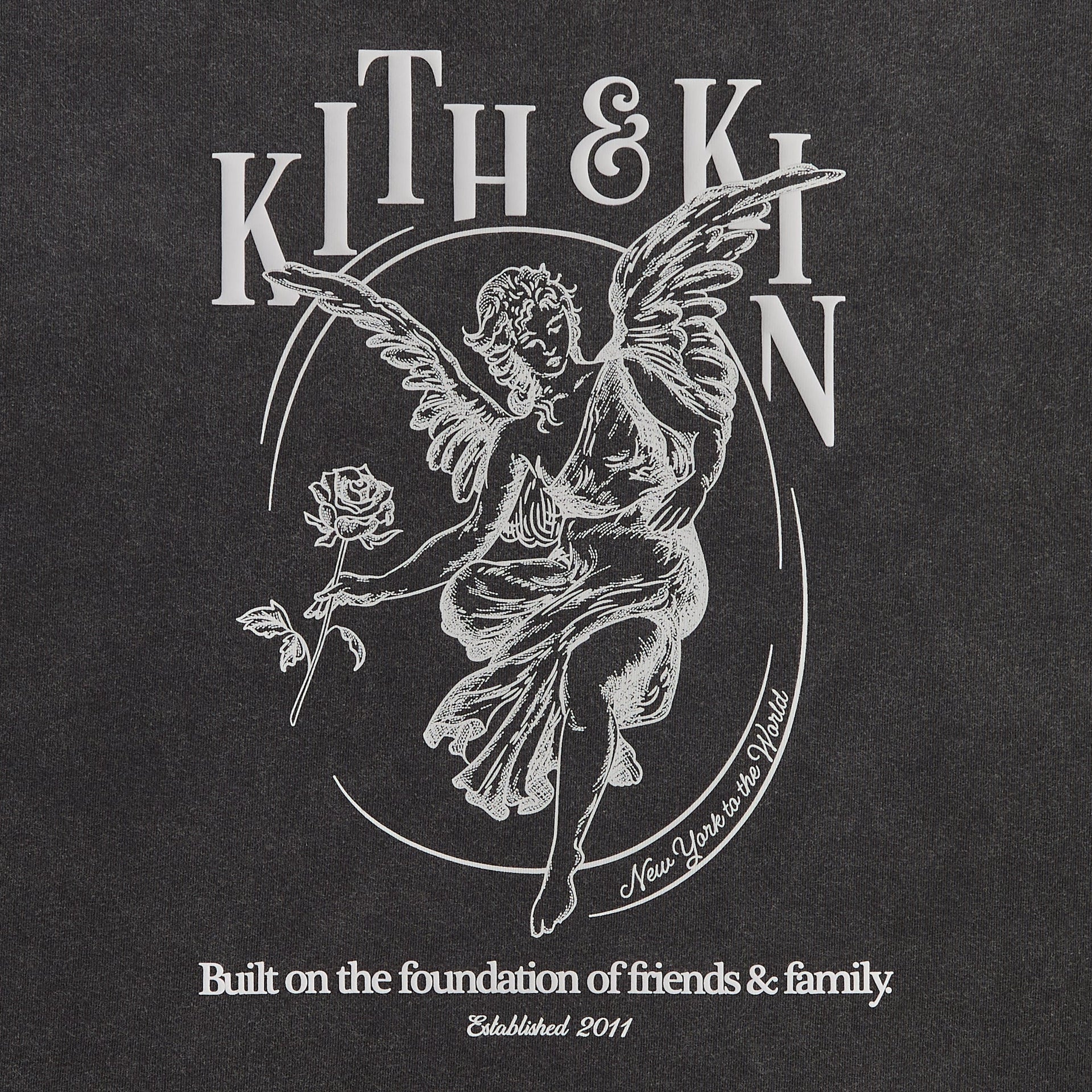 Kith Guardian Alex Boxy Vintage Tee - Black