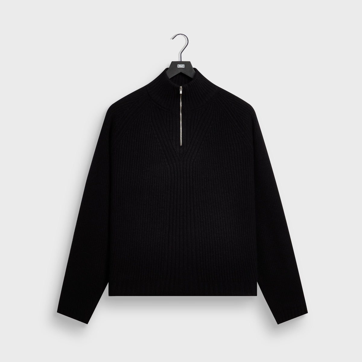 Kith Marled Copeland Quarter Zip - Black