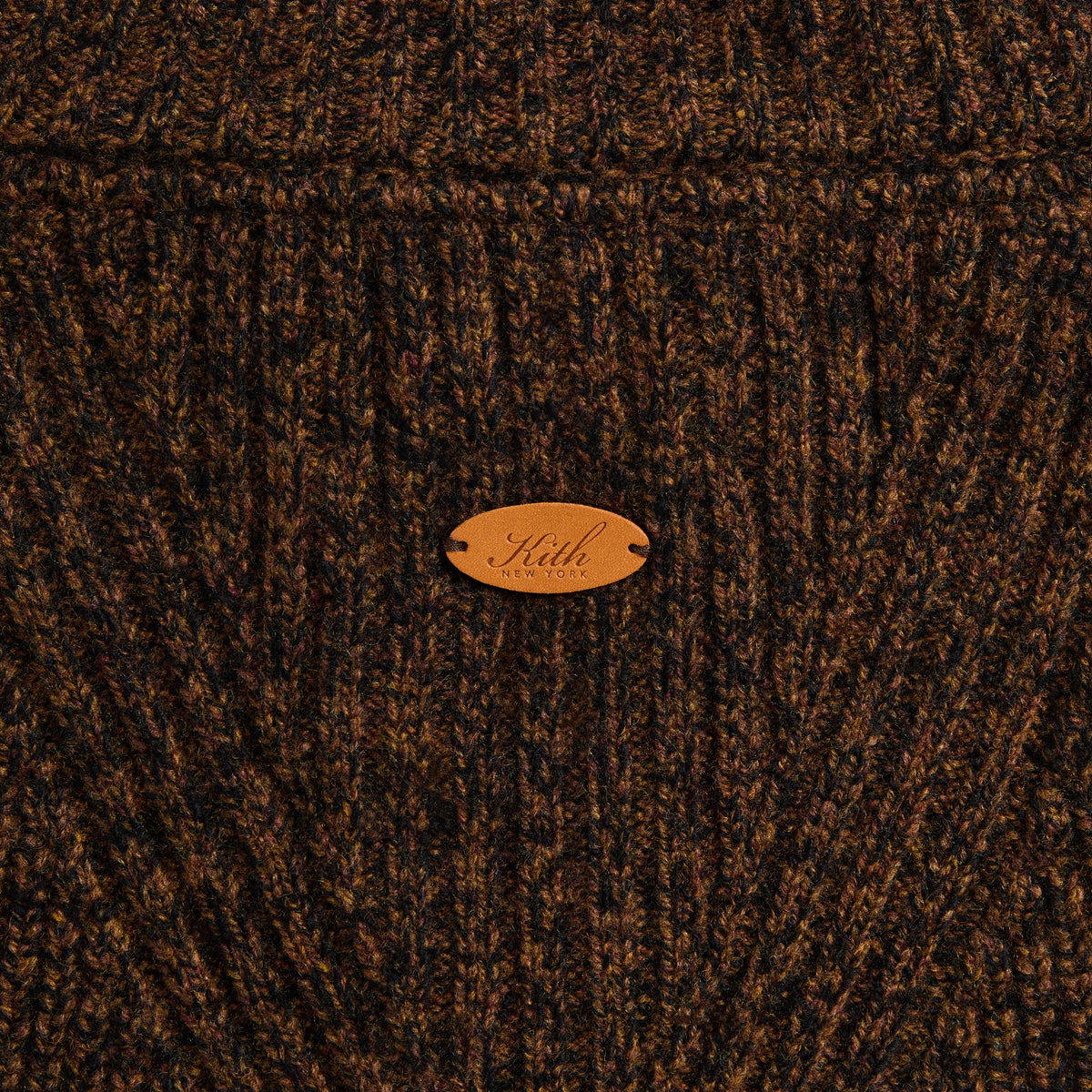 Kith Marled Copeland Quarter Zip - Kindling