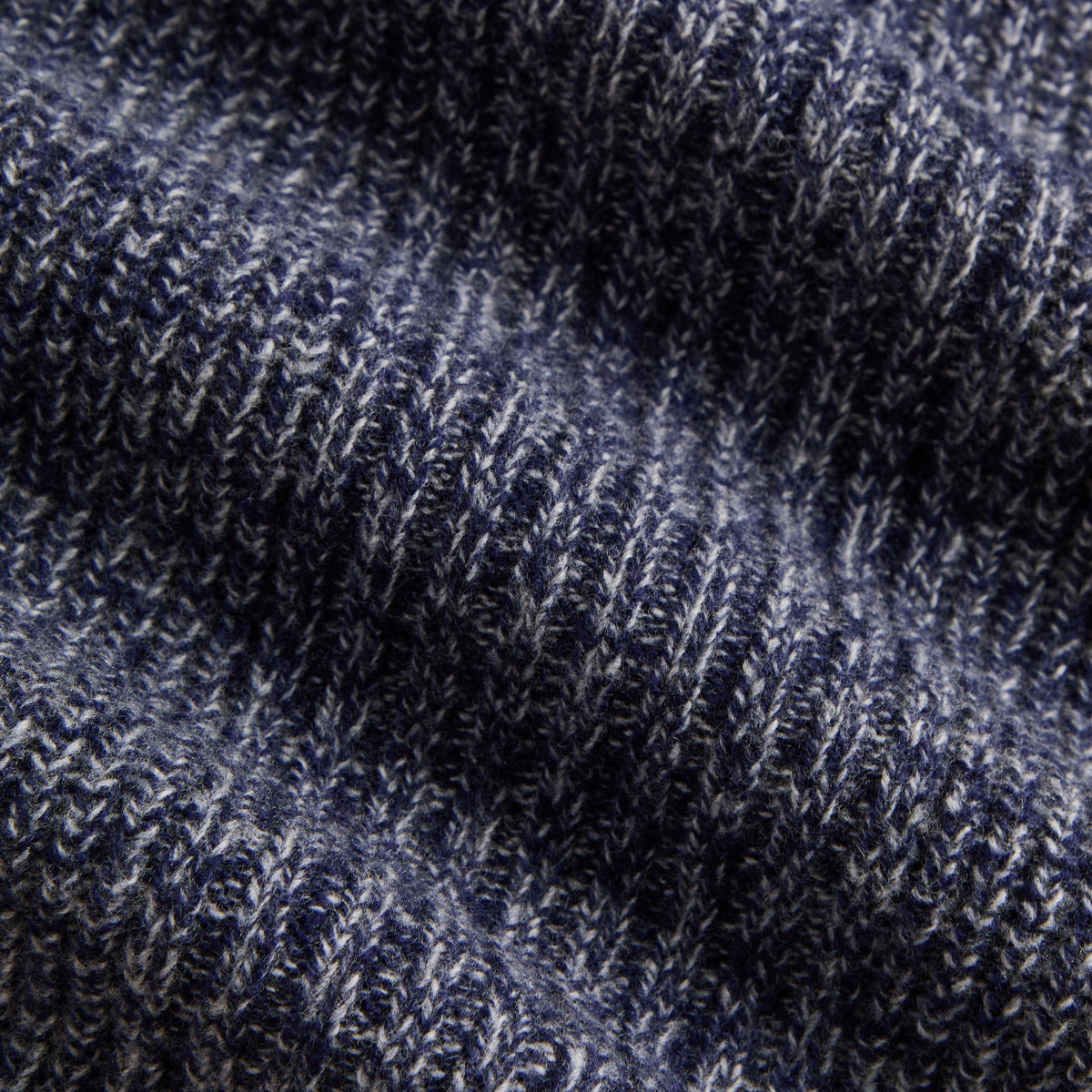 Kith Marled Copeland Quarter Zip - Navy Heather