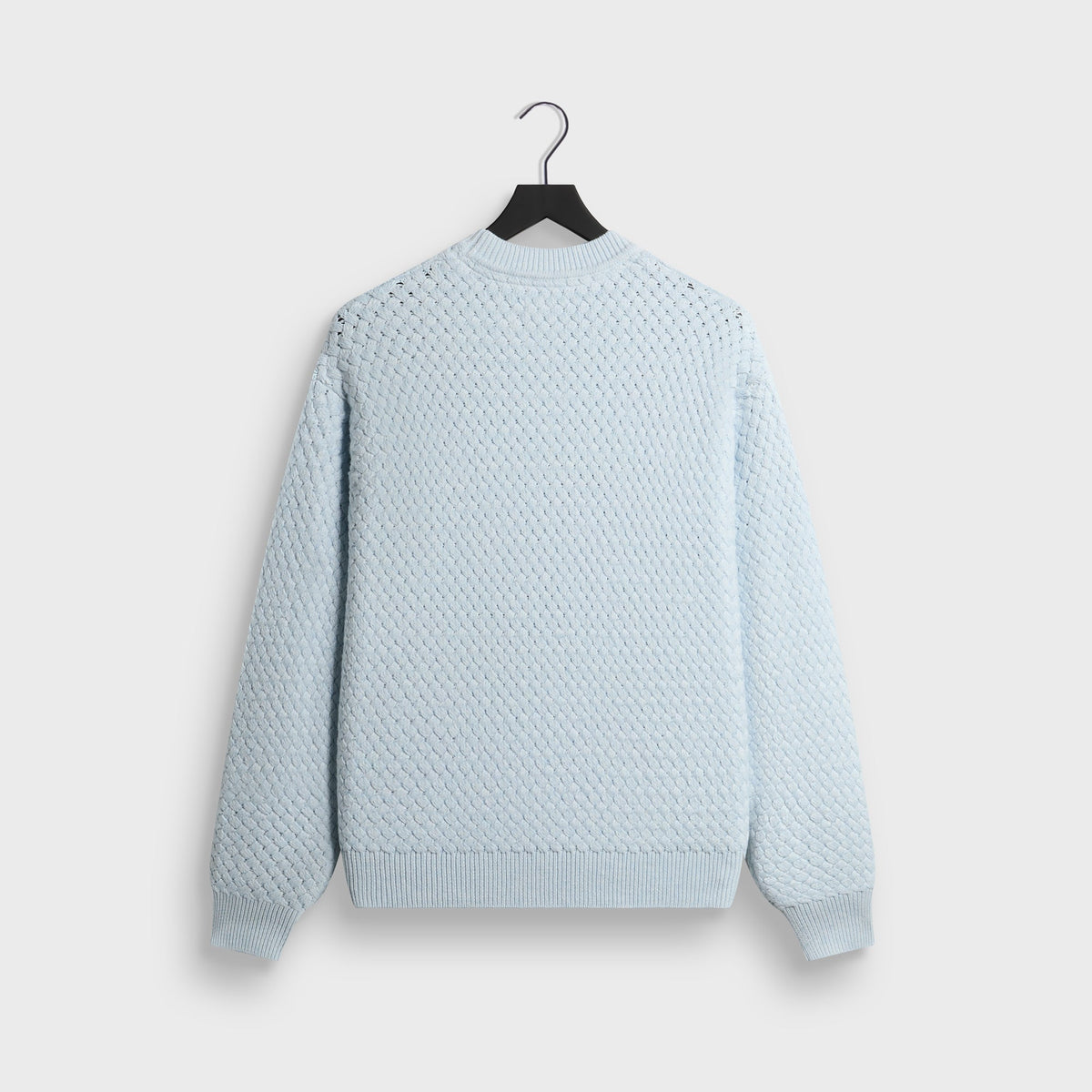 Kith Basketweave Lewis Crewneck - Light Blue Heather