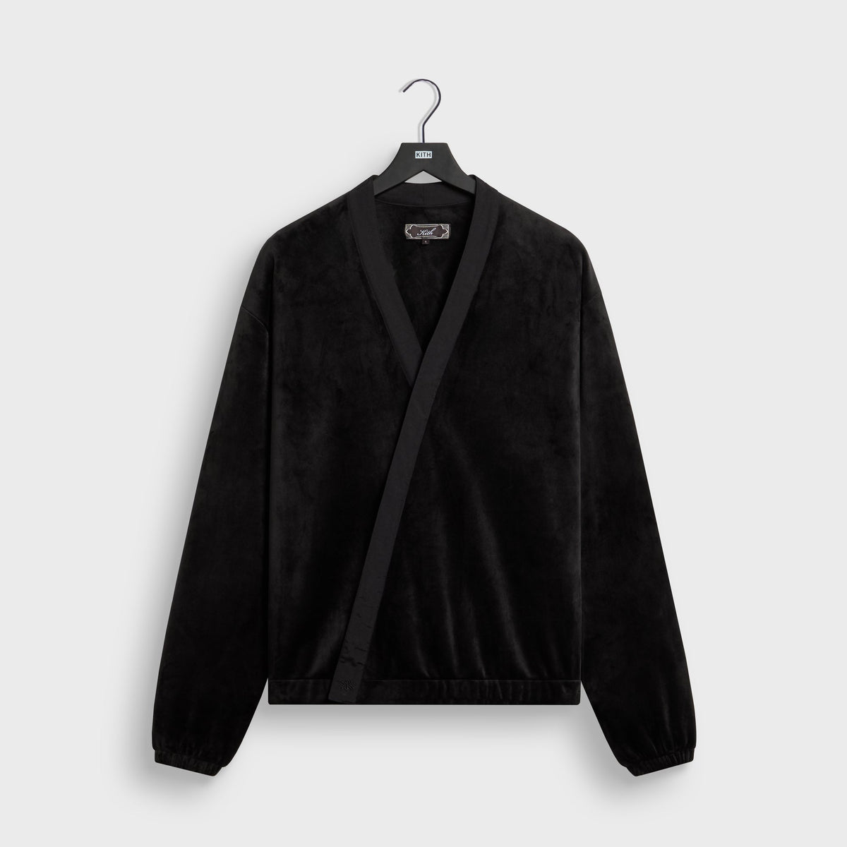 Kith Plush Double Fleece Strauss Cardigan - Black