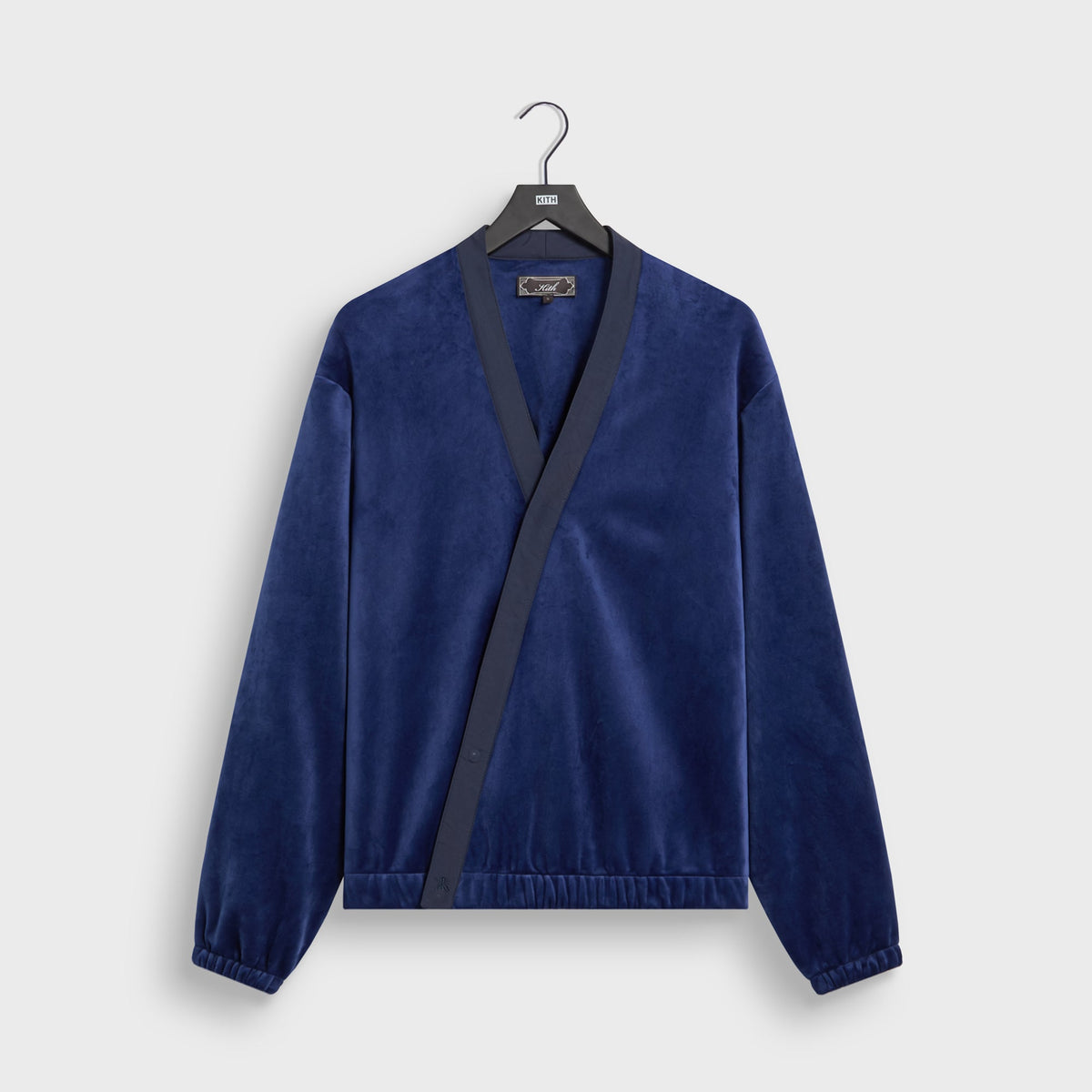 Kith Plush Double Fleece Strauss Cardigan - Deep Royal