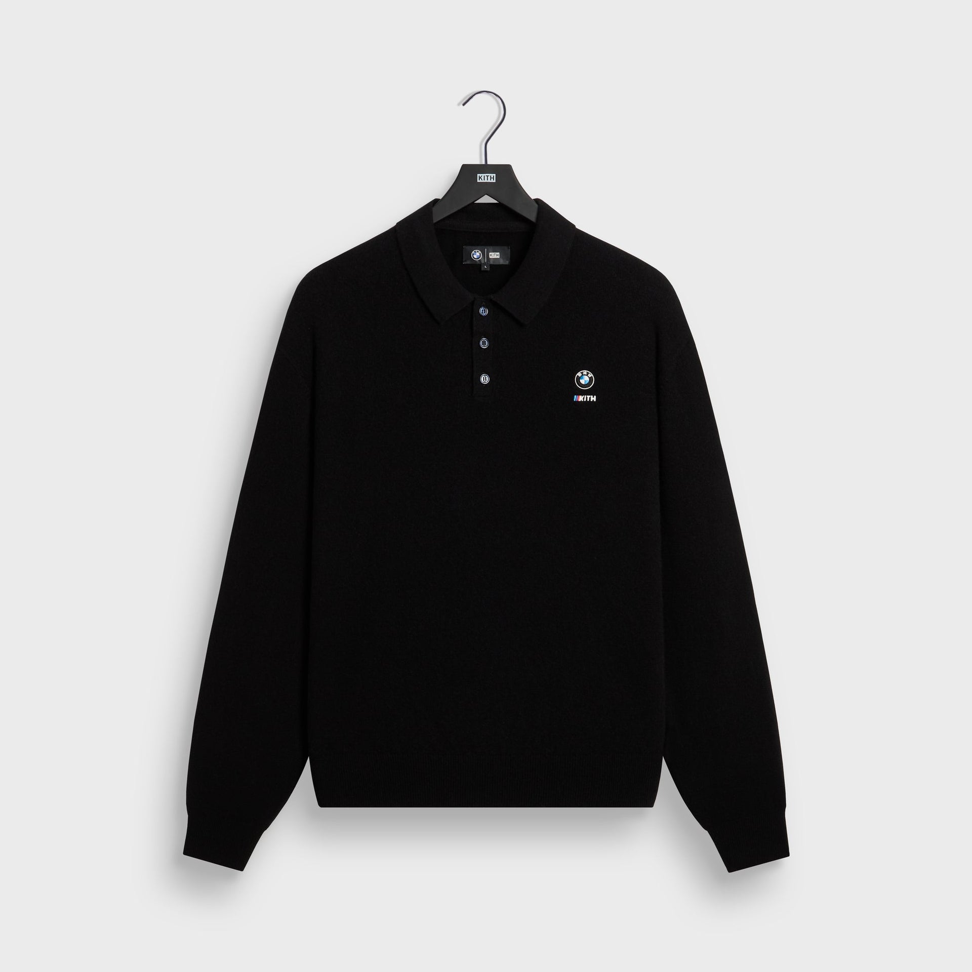 Kith for BMW Long Sleeve Tilden Pullover - Black