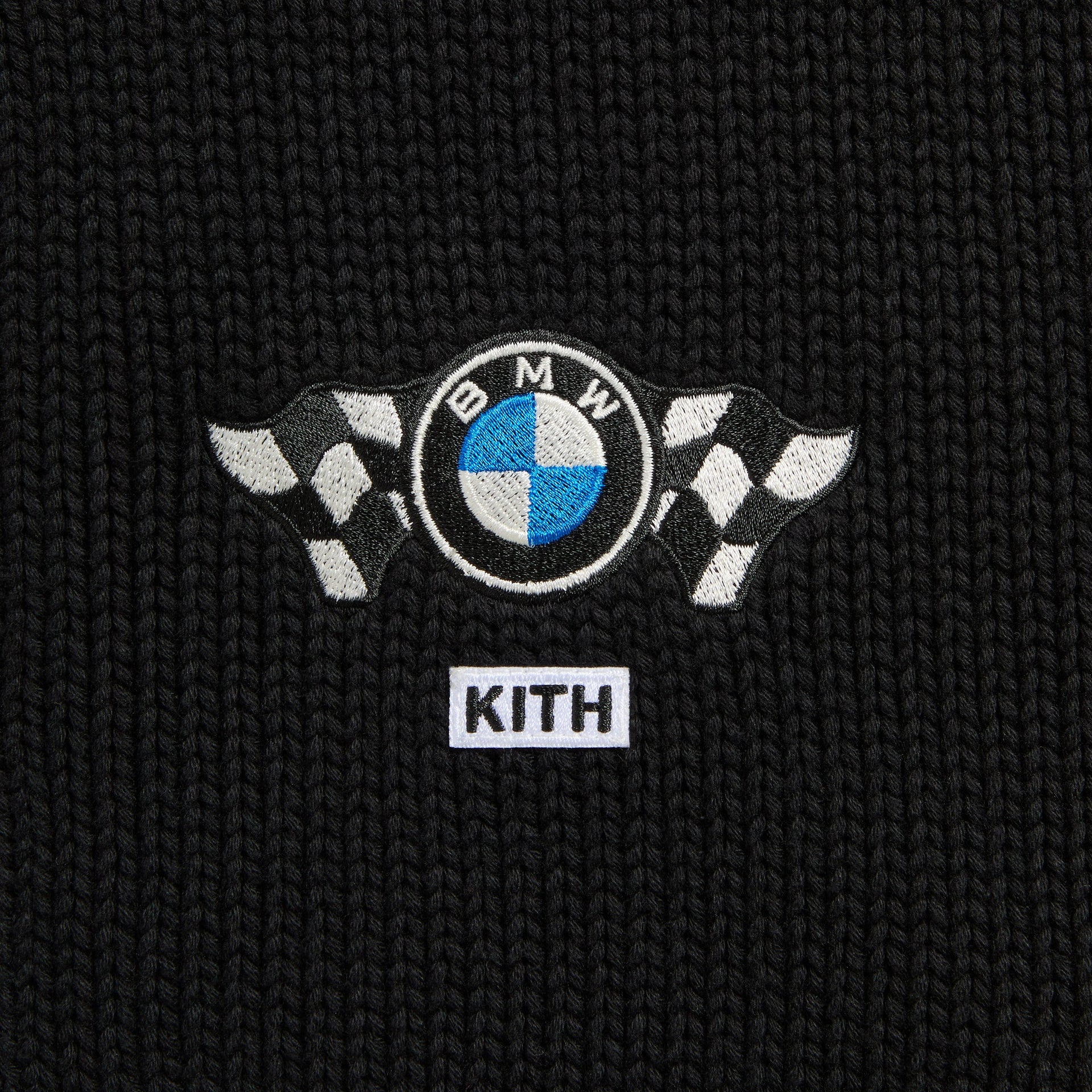Kith for BMW Porter Knit Varsity Jacket - Black