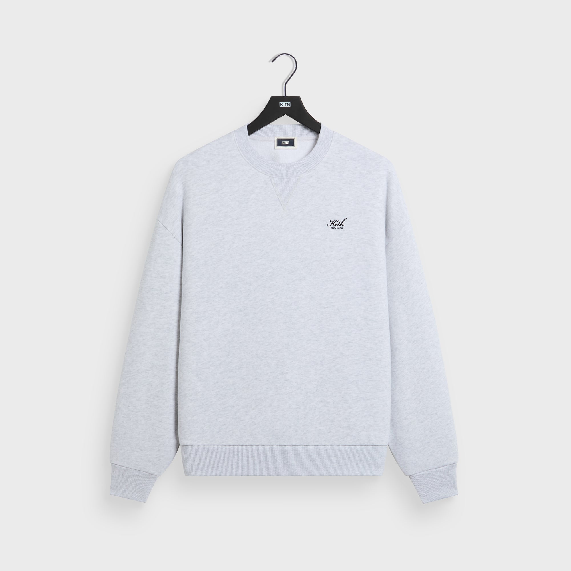 KITH NELSON CREW NECK サイズM Kith Nelson Crewneck - Light Heather Grey – Kith Europe