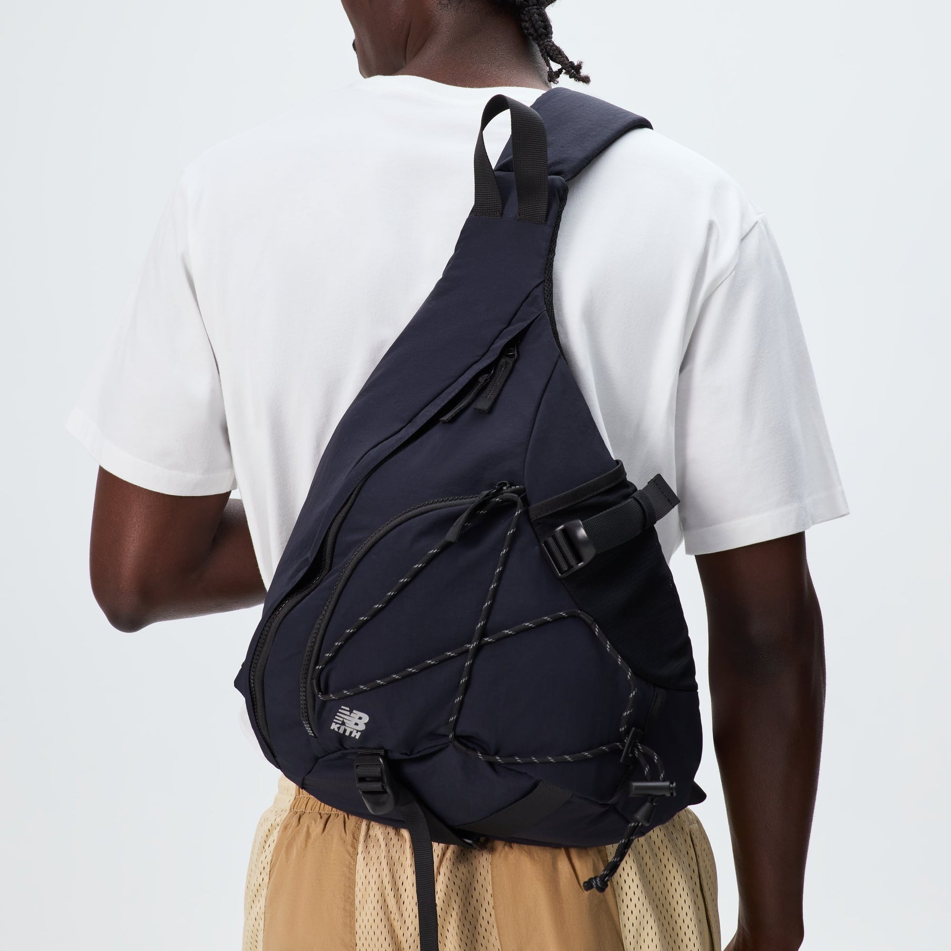 Kith & New Balance Nylon Sling Backpack - Black - PH