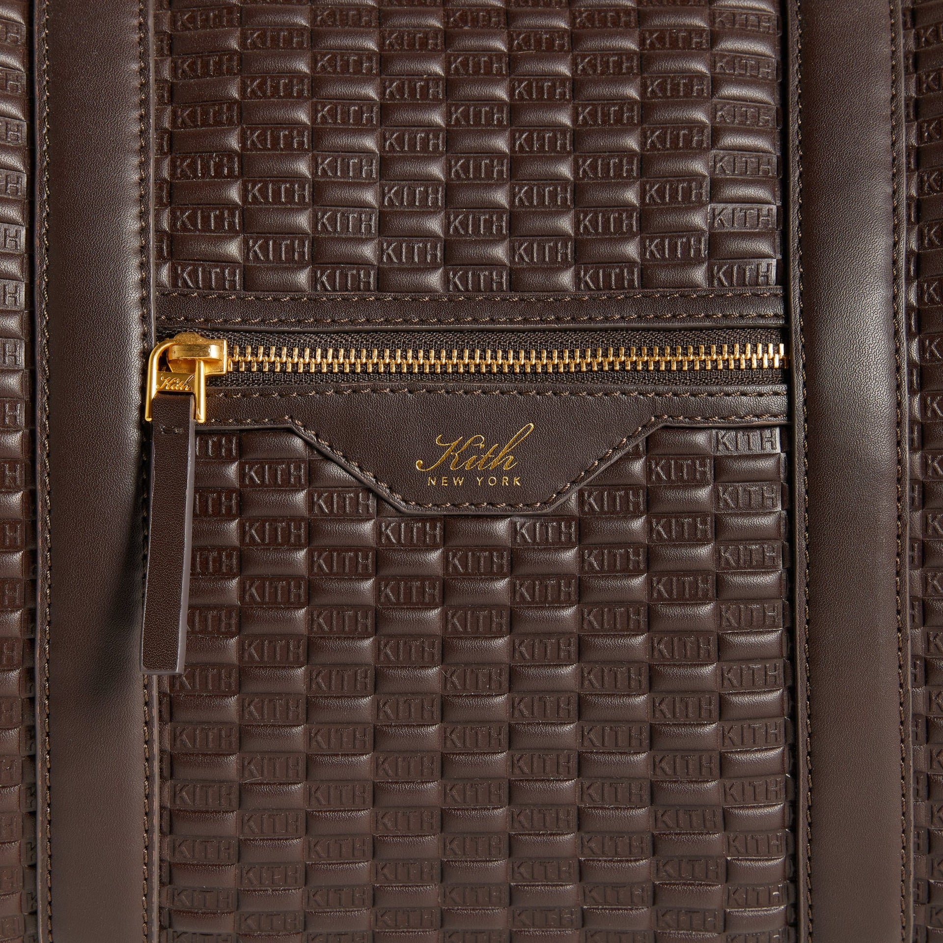 Kith Monogram Leather Traveler K40 Duffle Bag - Zoom
