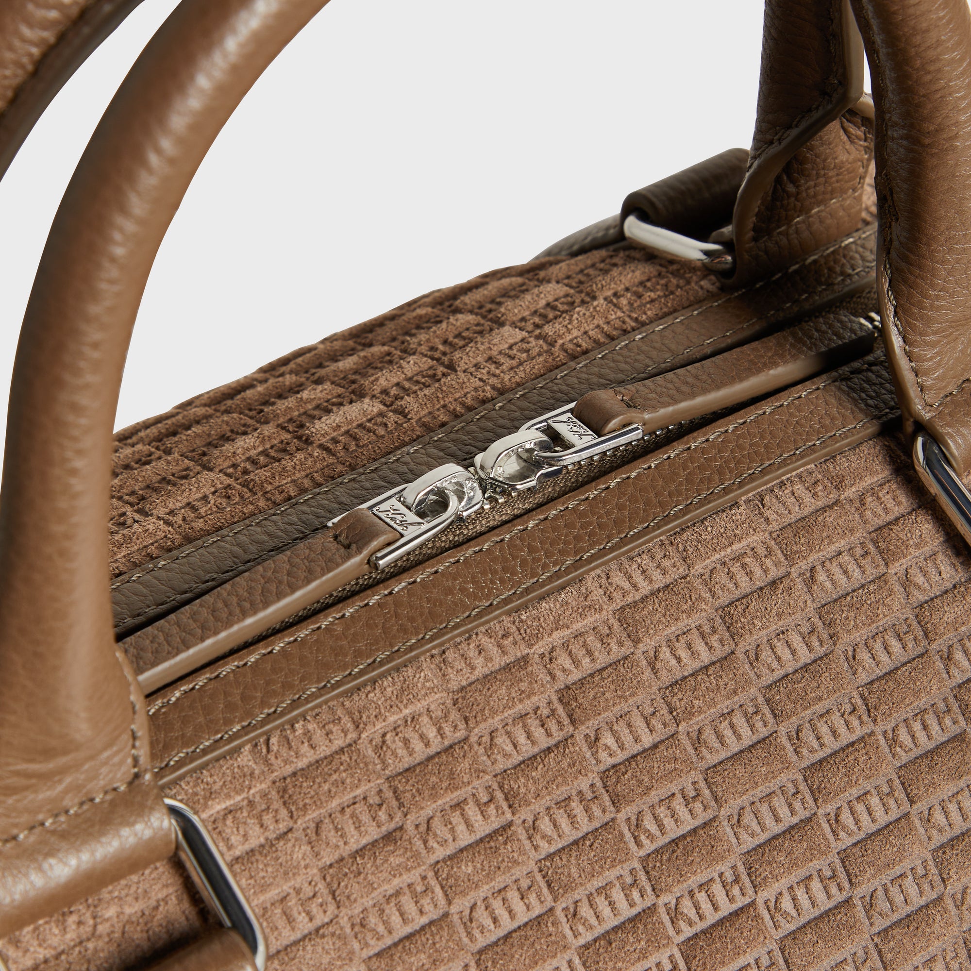 Kith Monogram Suede Traveler K40 Duffle Bag - Java – Kith Europe