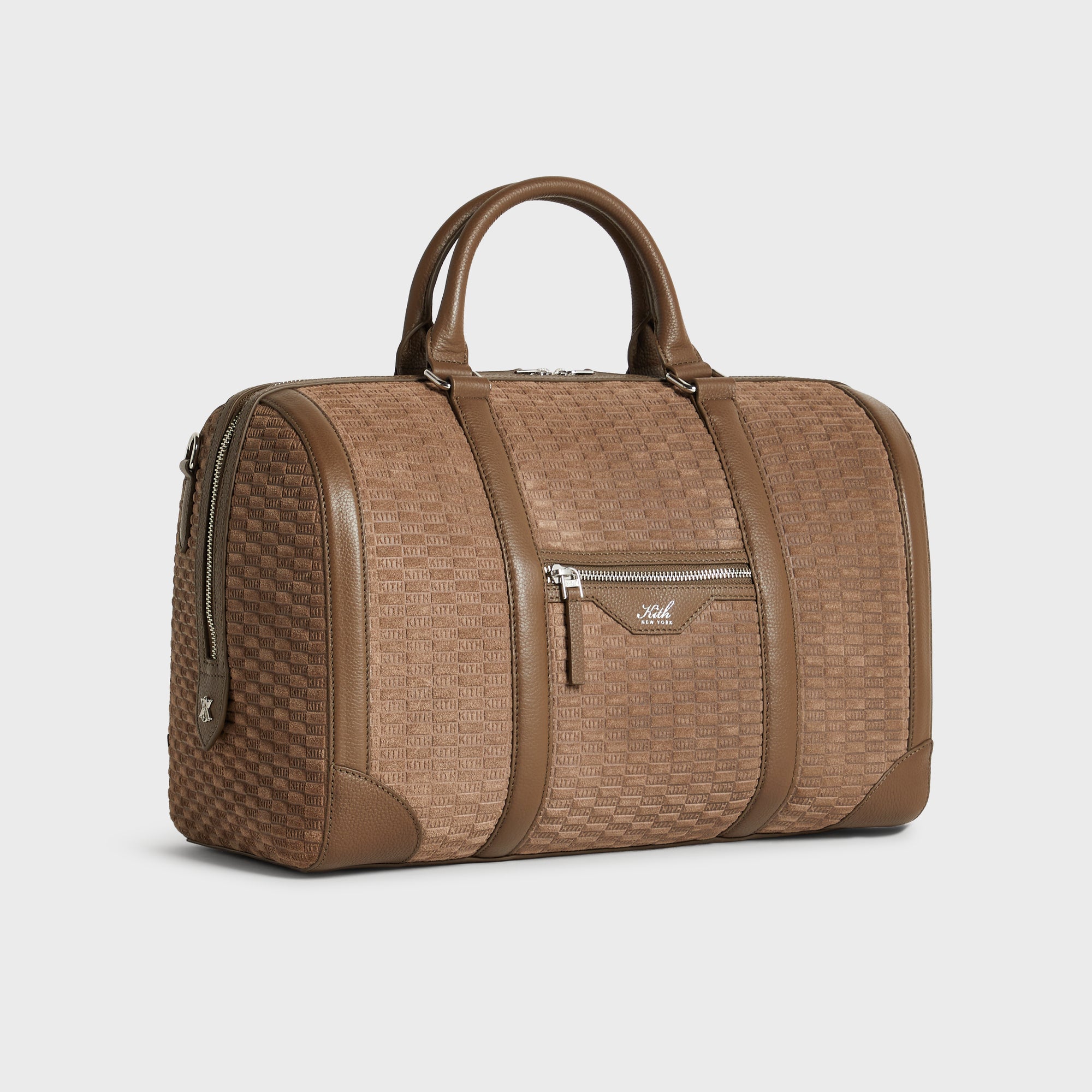 Kith Monogram Suede Traveler K40 Duffle Bag - Java – Kith Europe