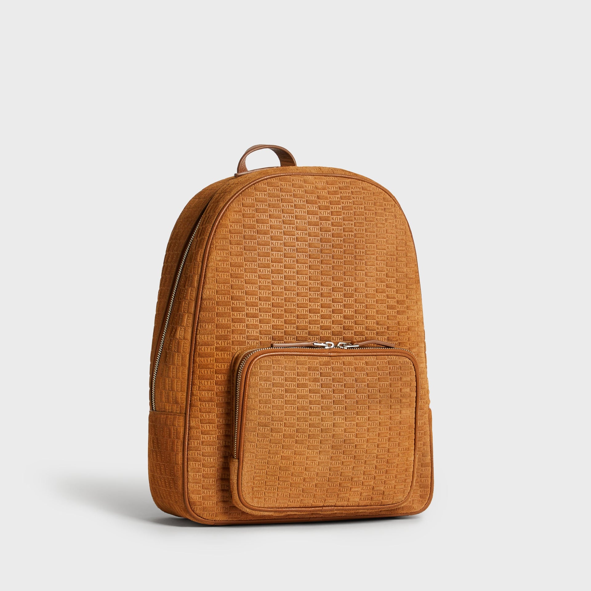 Kith Monogram Suede Backpack - Argil