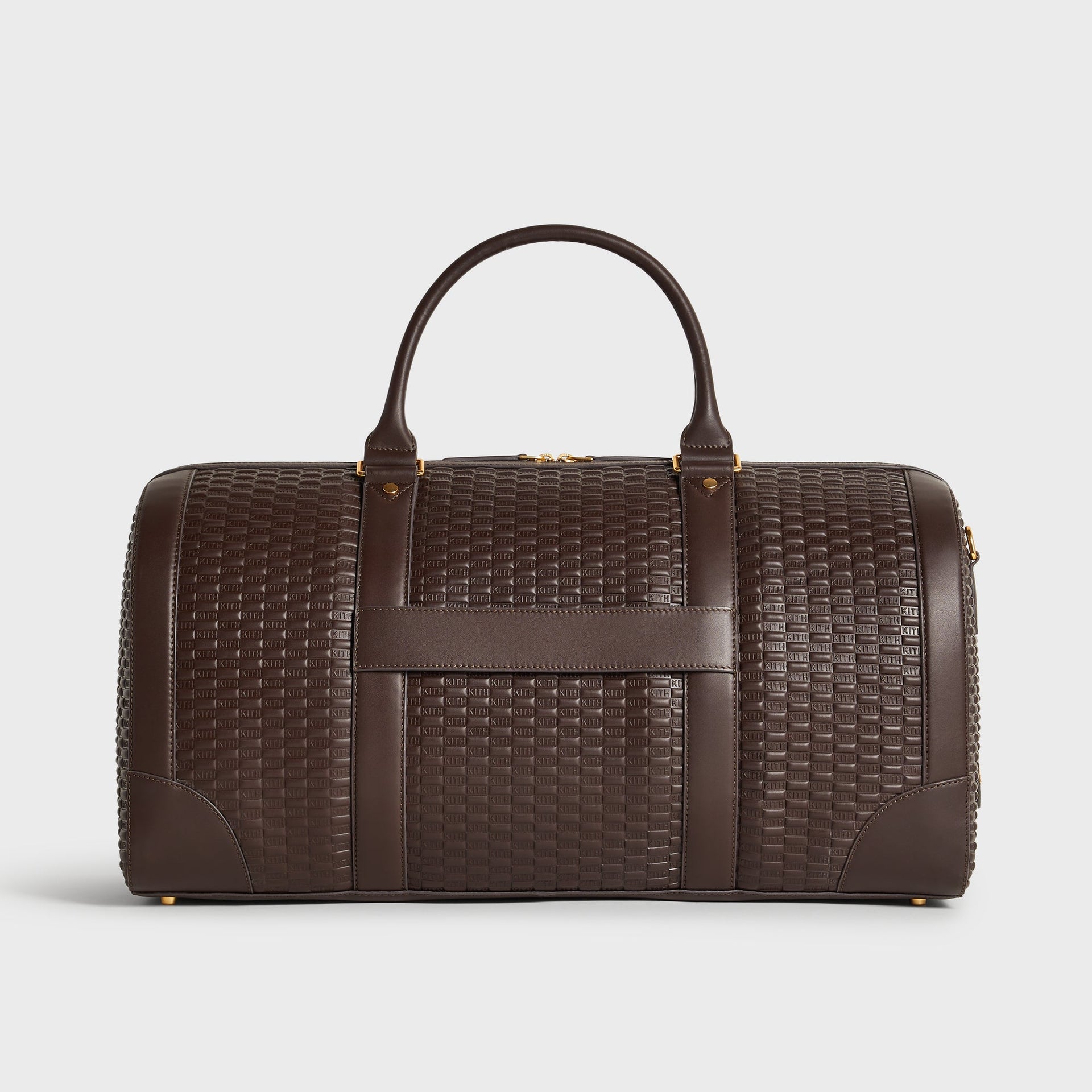 Kith Monogram Leather Traveler K55 Duffle Bag - Zoom