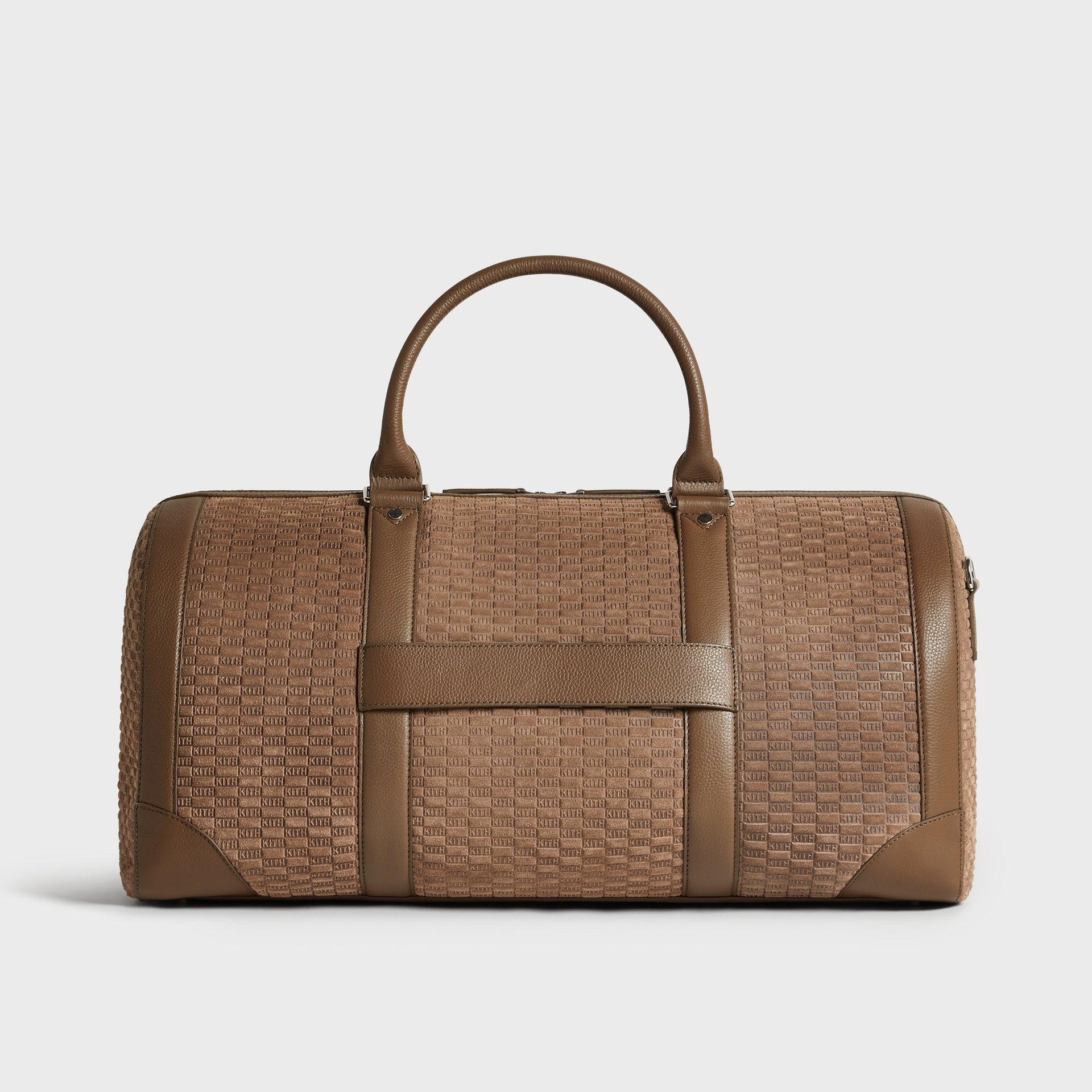 Kith Monogram Suede Traveler K55 Duffle Bag - Java