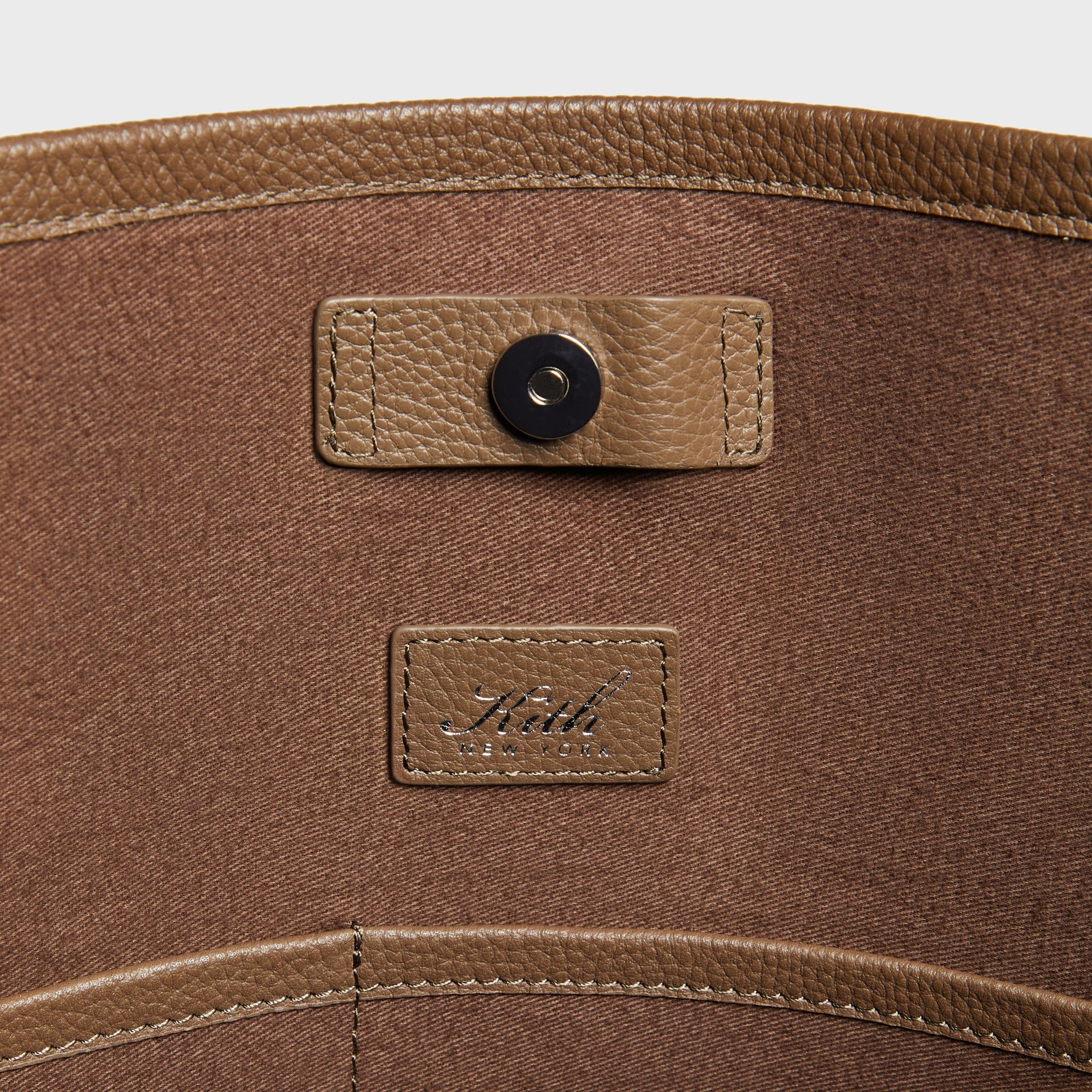 Kith Suede Applique Canvas Tote - Java