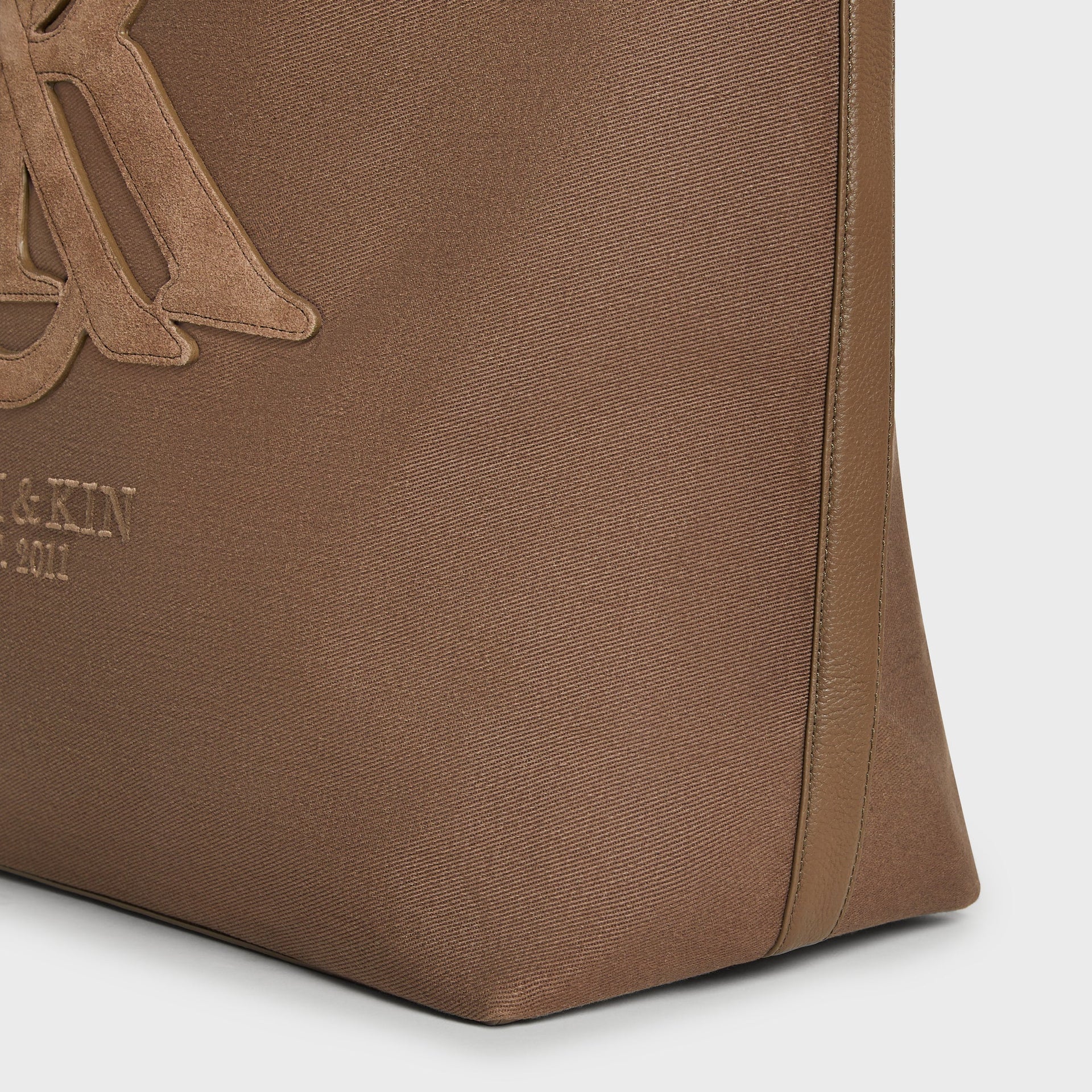 Kith Suede Applique Canvas Tote - Java - PH