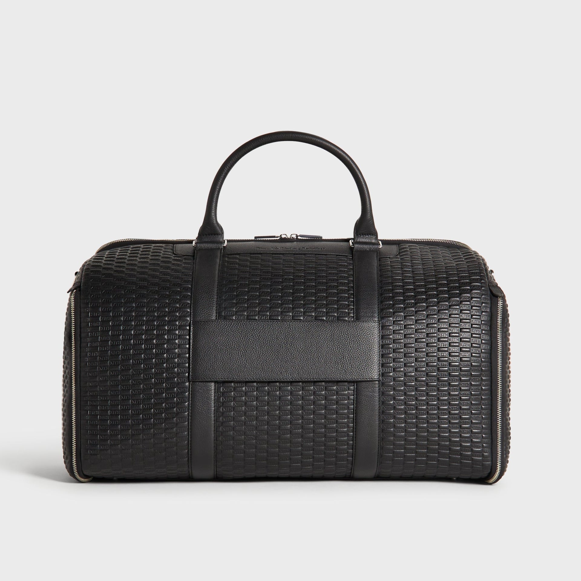 Kith for BMW Leather Travel Garment Duffle Bag - Black
