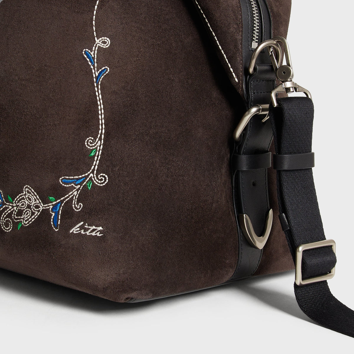 Kith Duffle Suede Leather Bag - Kindling