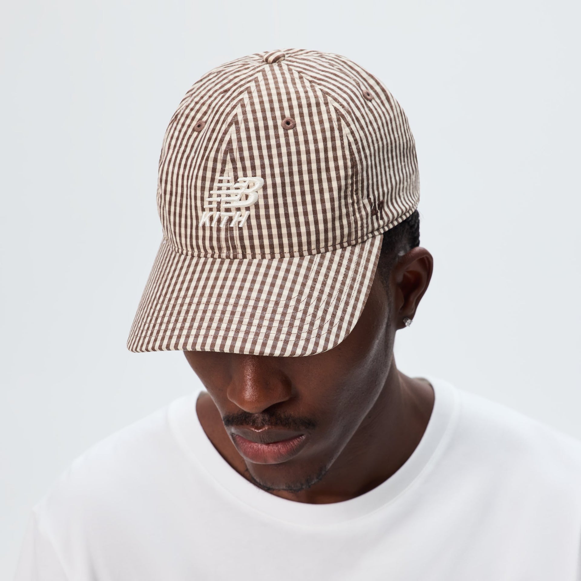 Kith & '47 for New Balance Classic Gingham Poplin Franchise LS Cap - Legacy - PH