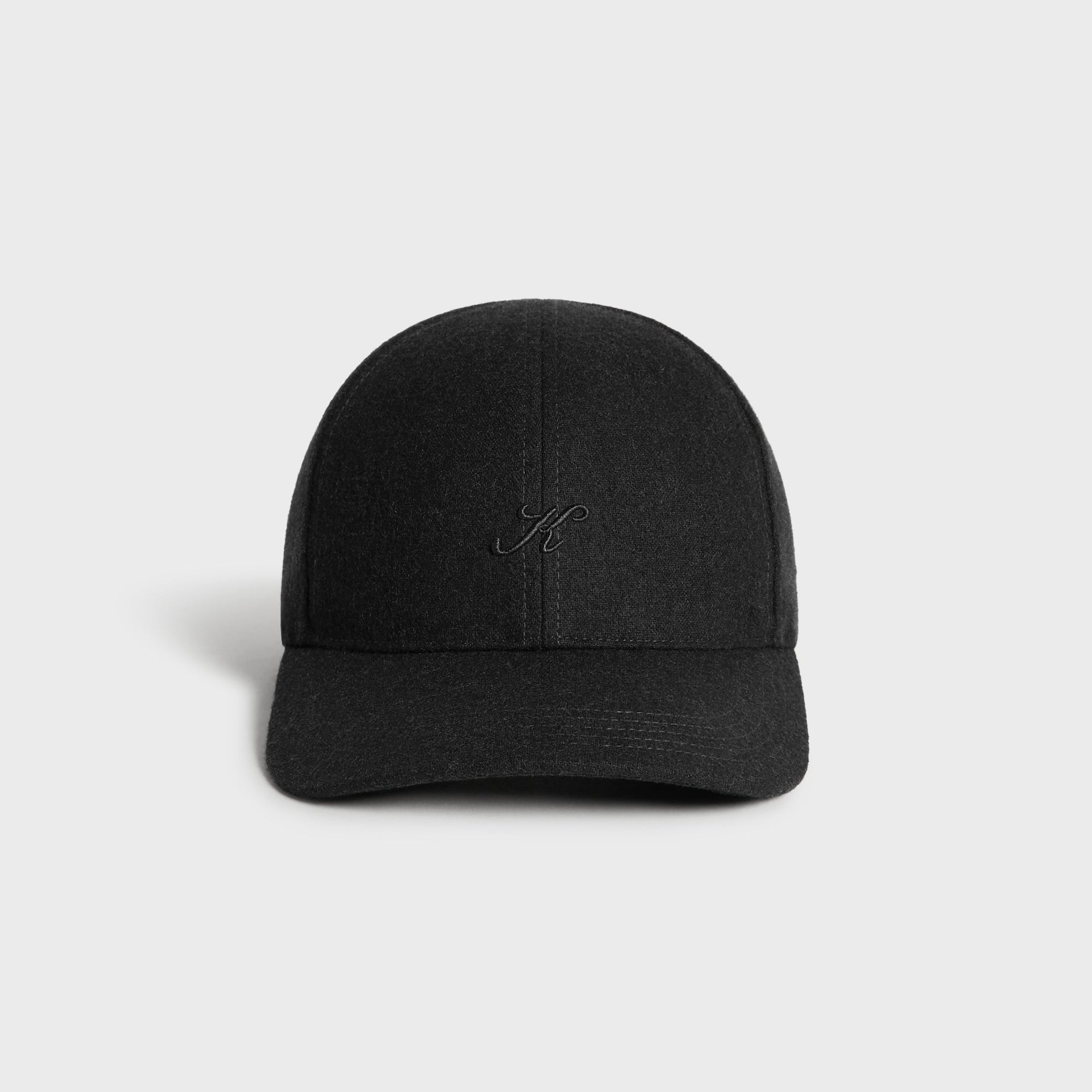 Kith Low Profile Fine Wool Classic Cap - Black