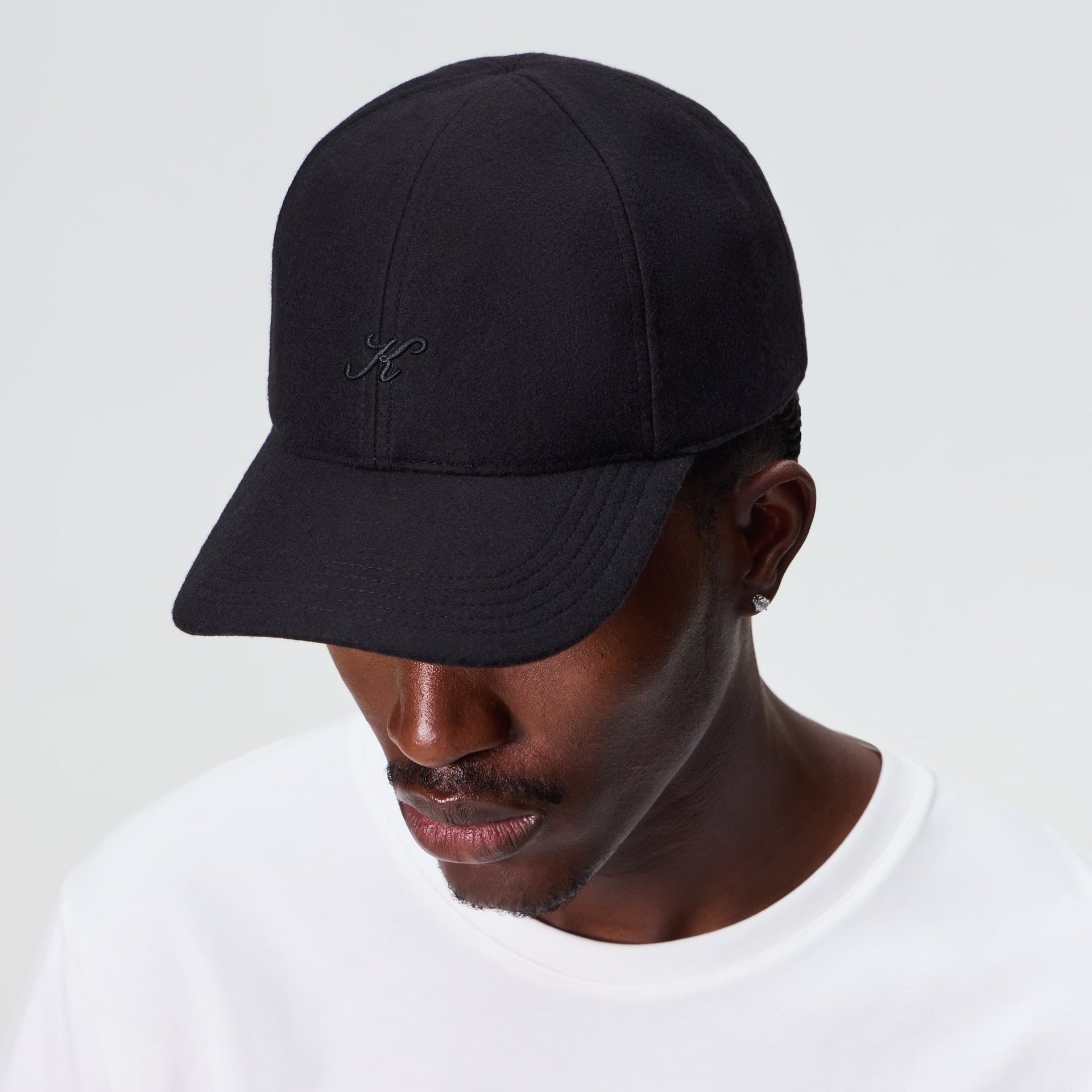 Kith Low Profile Fine Wool Classic Cap - Black