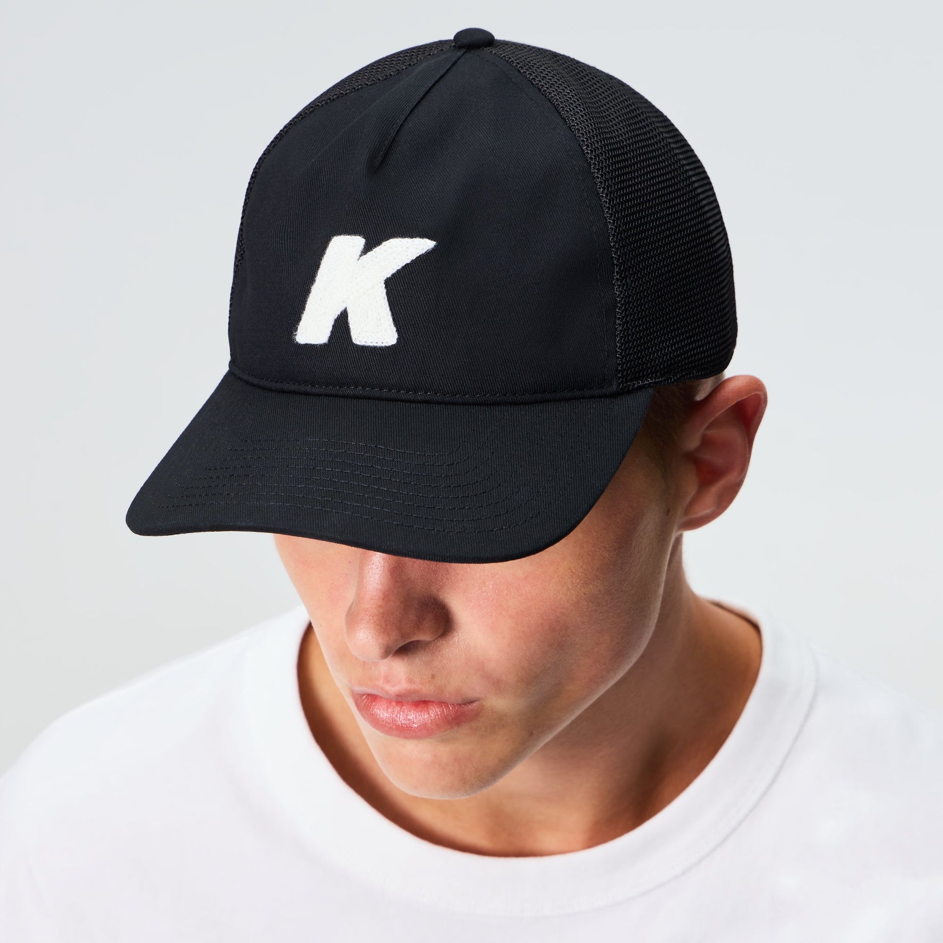 Kith Relaxed Twill Nolan Trucker Hat - Black