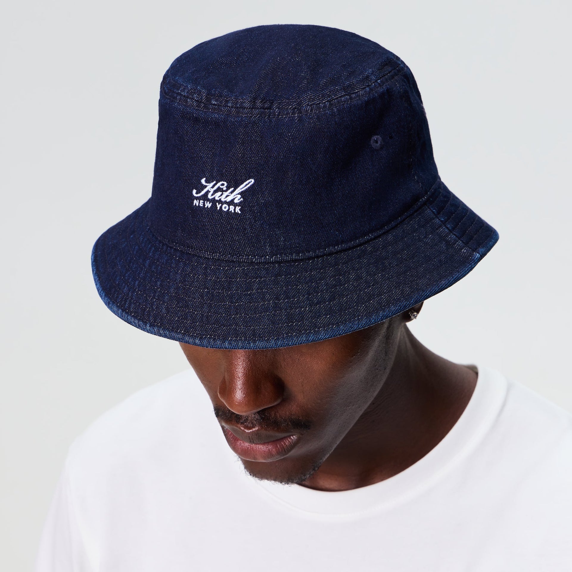 Kith Raw Denim Dawson Bucket Hat - Savin Wash