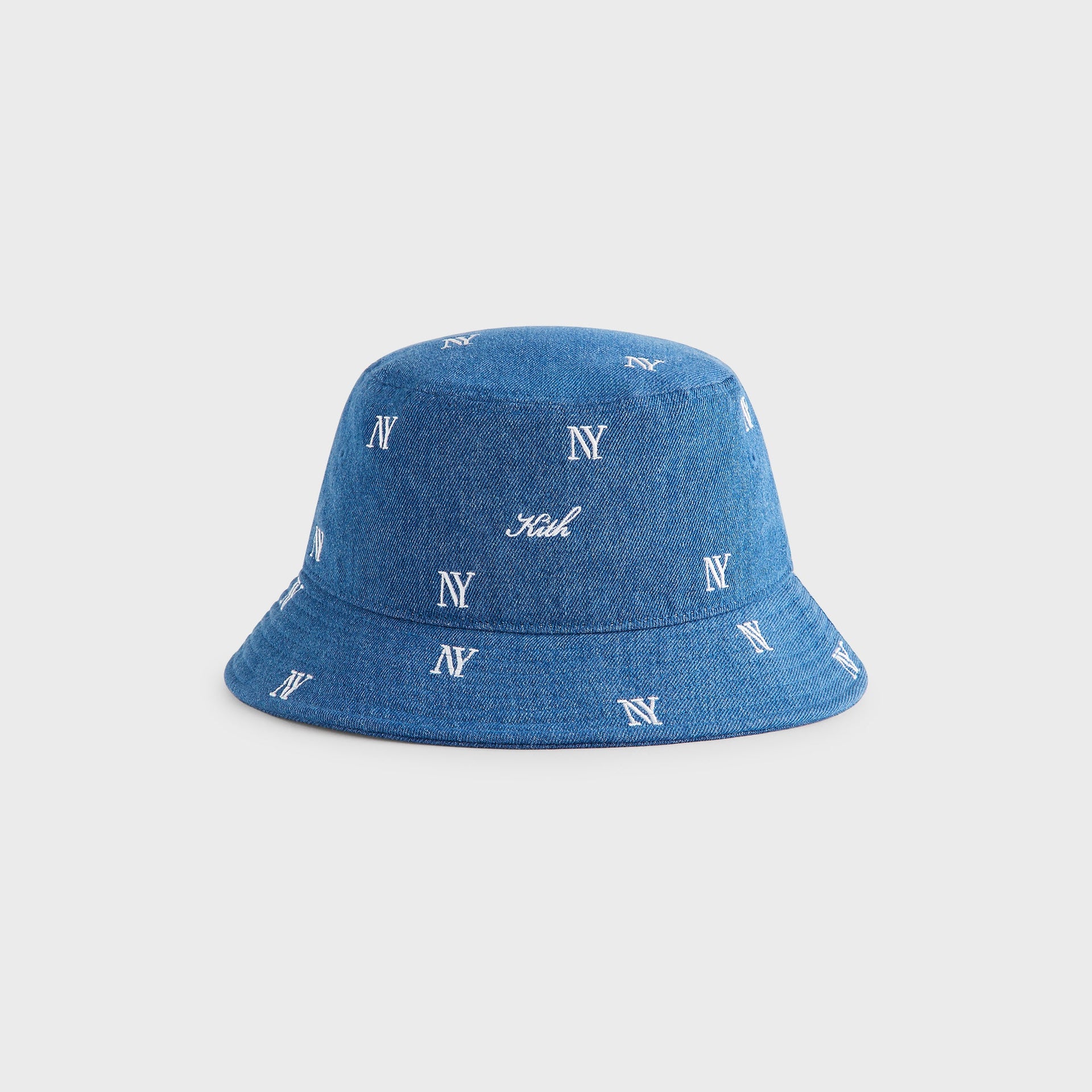 Kith NY All-Over Embroidery Dawson Bucket Hat - Medium Indigo