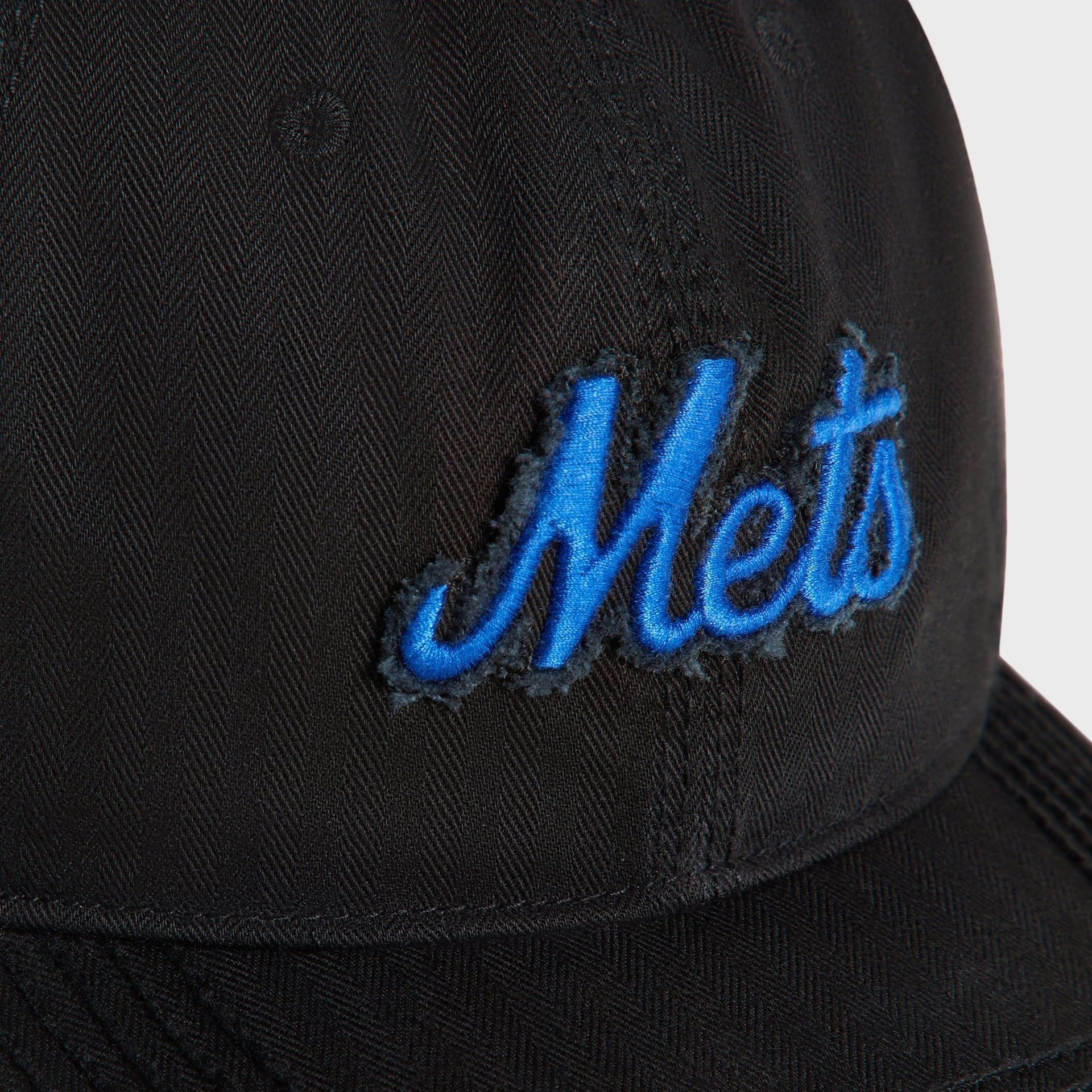 Kith & '47 for the New York Mets Herringbone Brand Franchise LS Cap - Black - PH