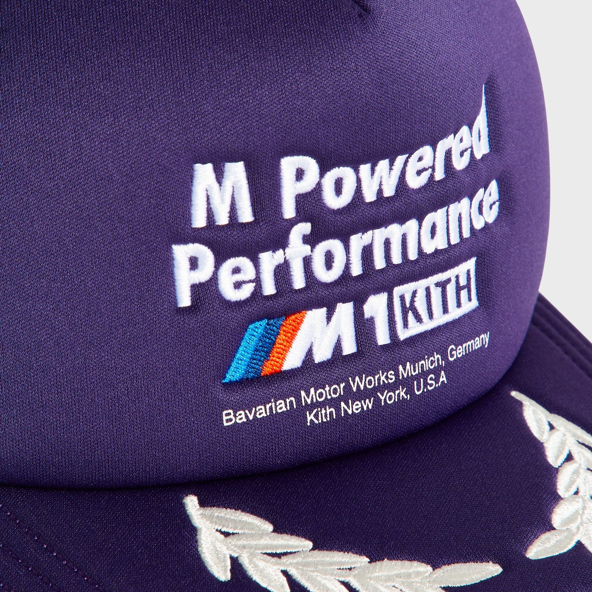 Kith for BMW M1 Podium Poly Foam Nolan Trucker Cap - Techno Violet - PH