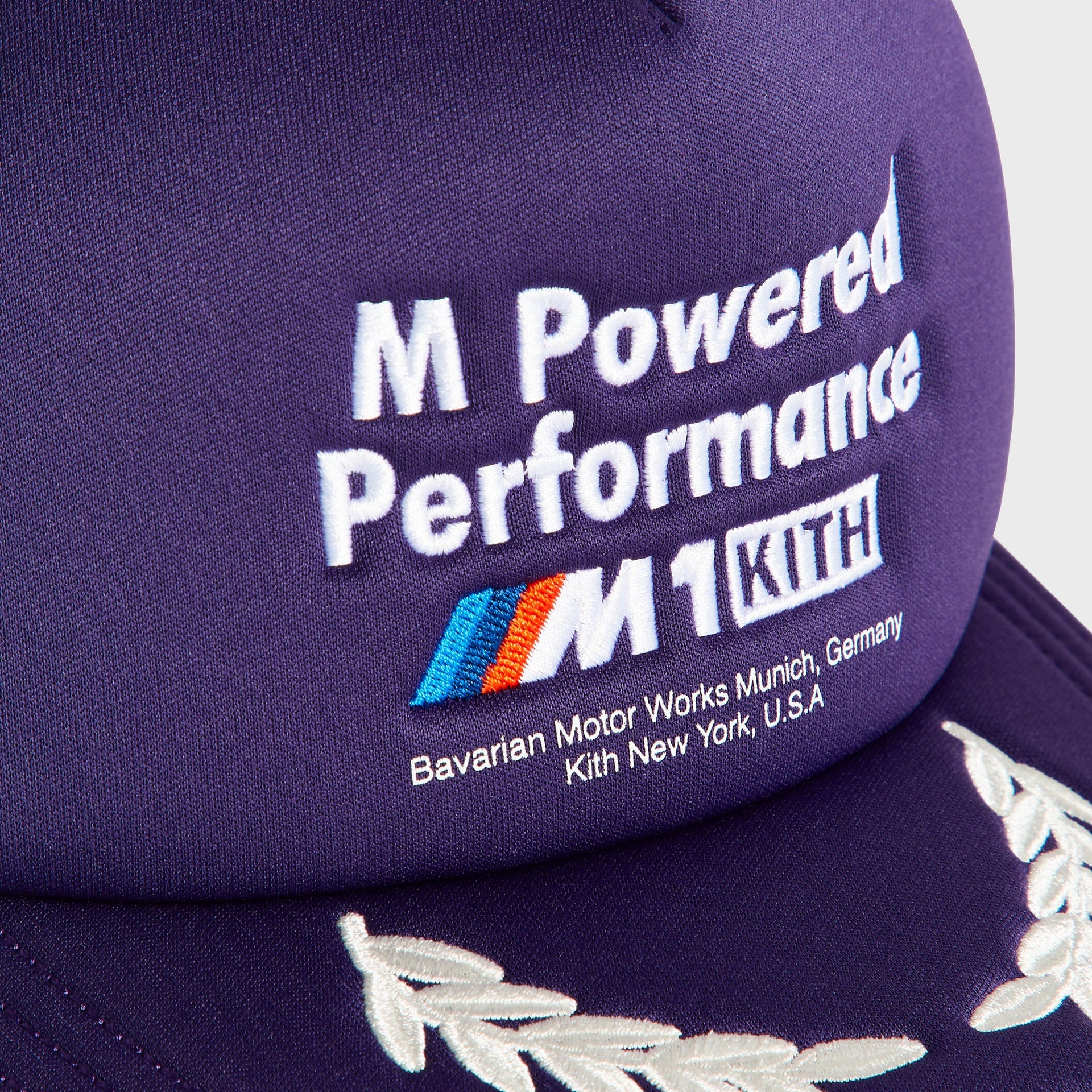 Kith for BMW M1 Podium Poly Foam Nolan Trucker Cap - Techno Violet