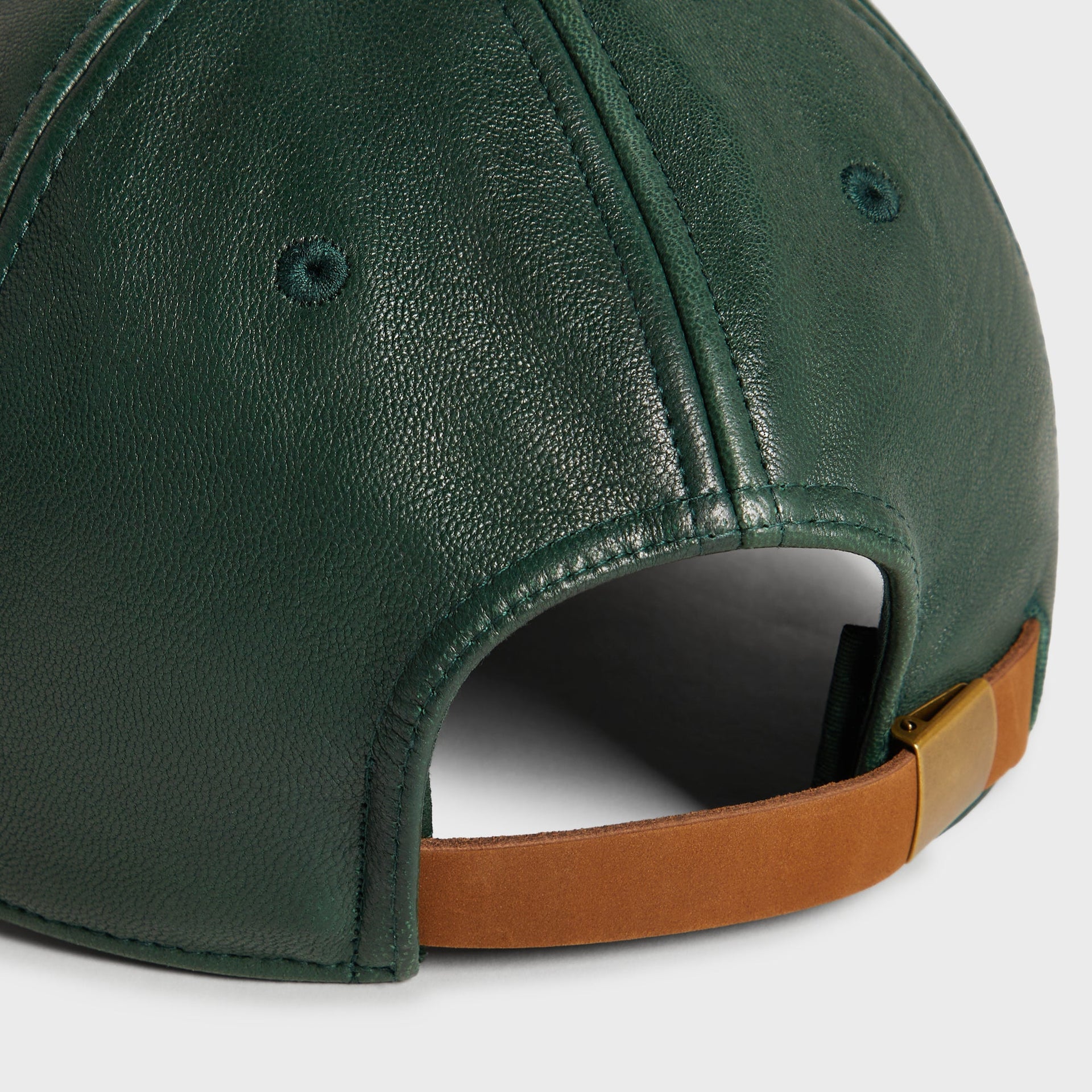 Kith for BMW Soft Textured Leather Classic Cap - Vitality