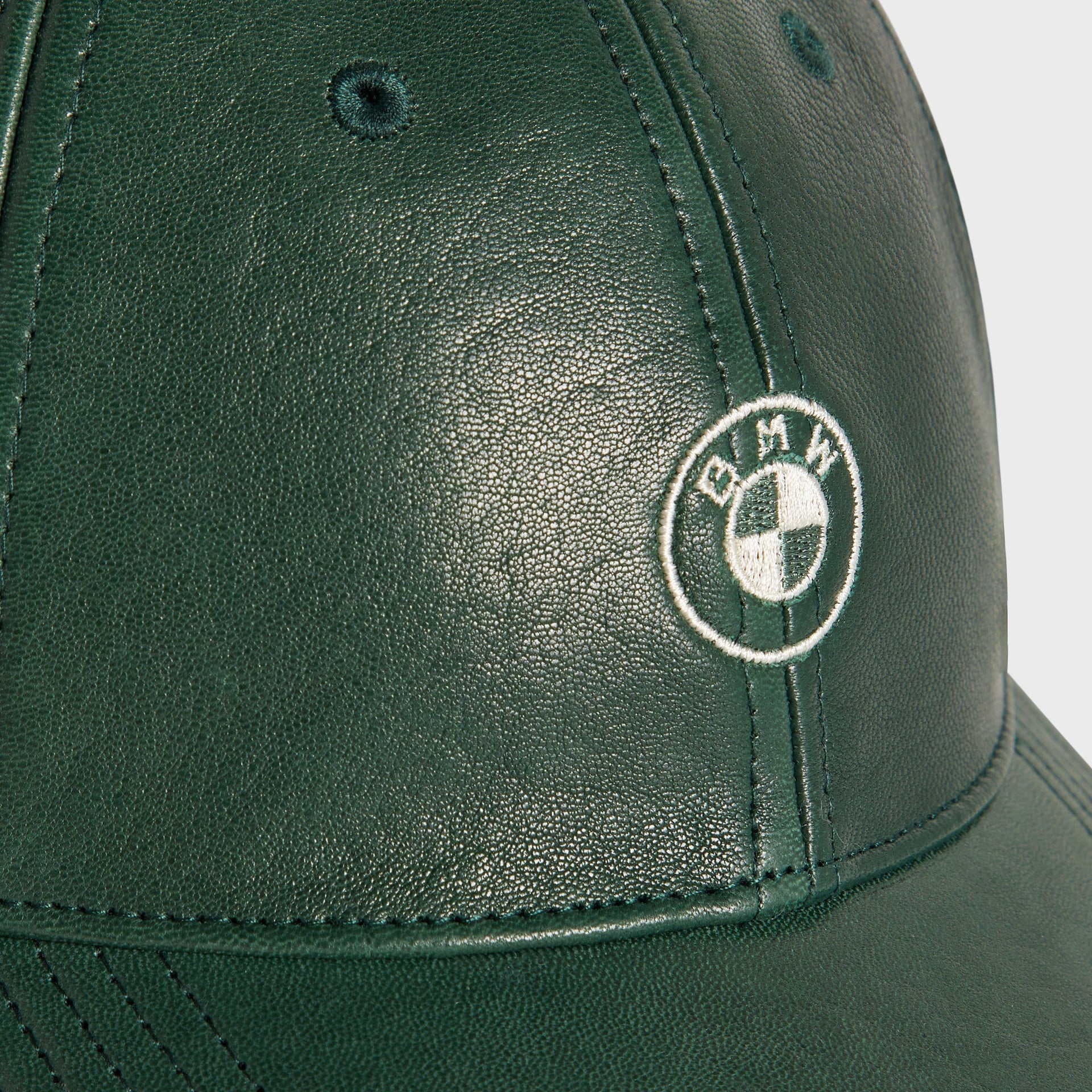 Kith for BMW Soft Textured Leather Classic Cap - Vitality