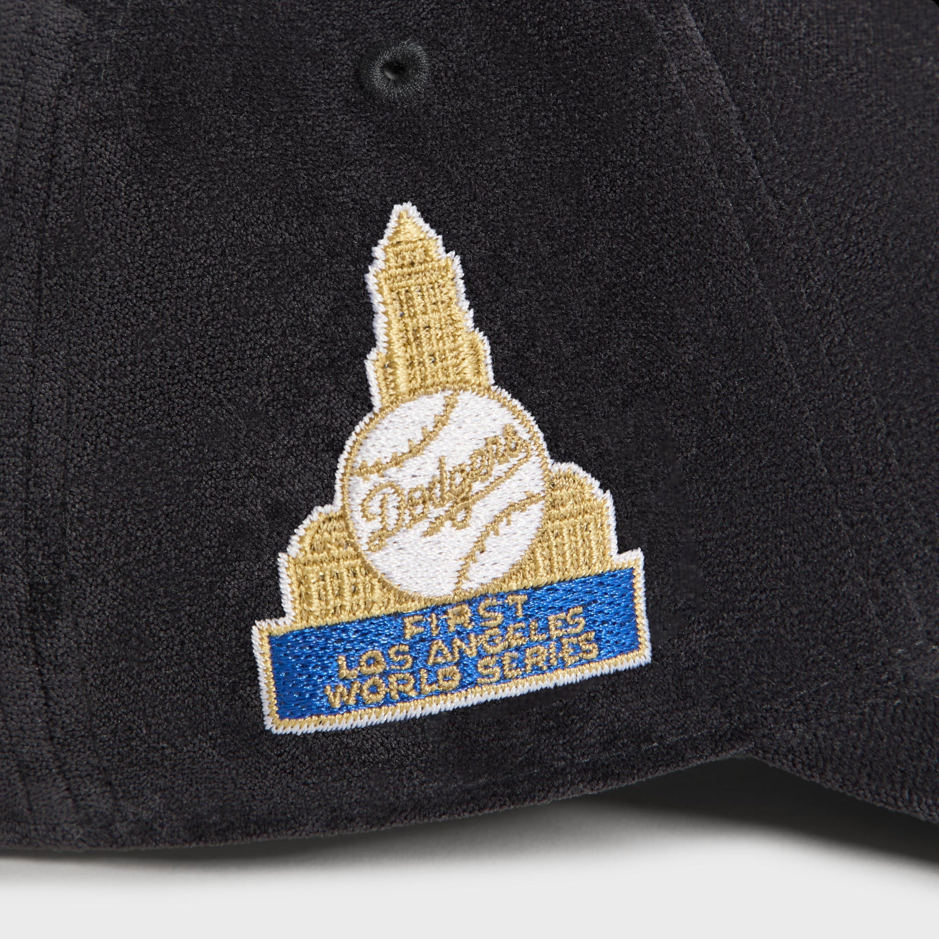 Kith & '47 for the New York Mets Lightweight Sueded Velour Long Bill Cap - Black