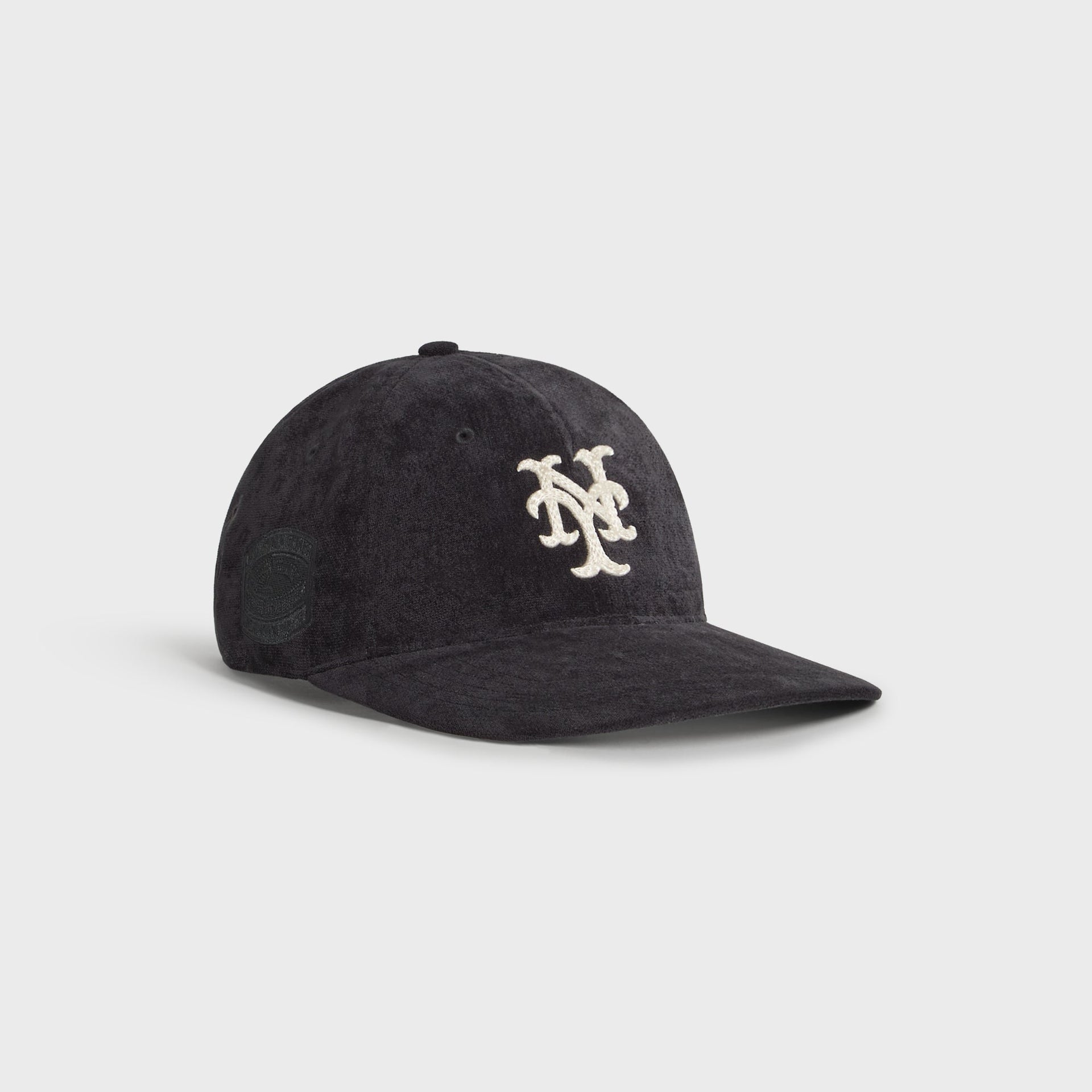 Kith & '47 for the New York Mets Lightweight Sueded Velour Long Bill Cap - Black