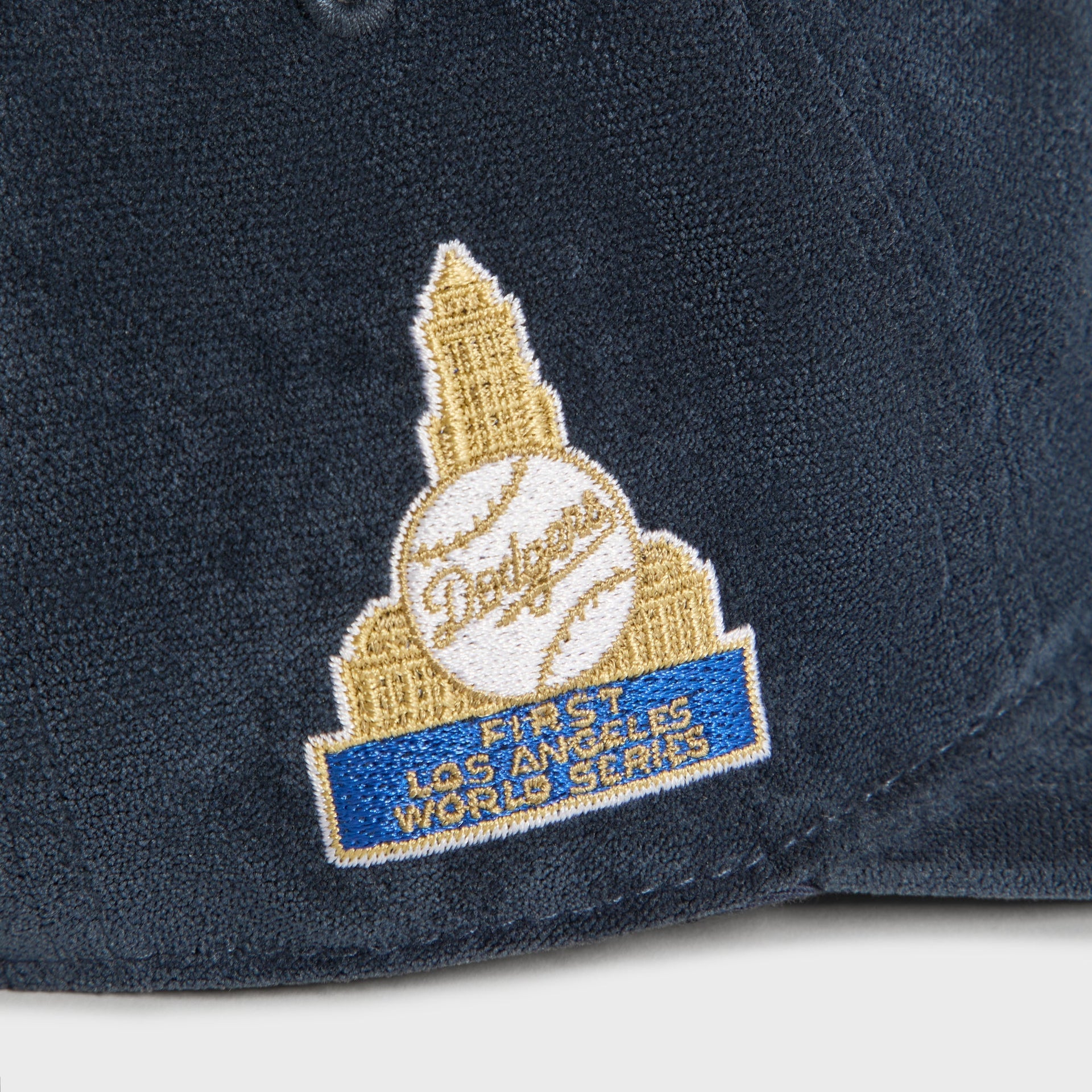 Kith & '47 for the Los Angeles Dodgers Lightweight Suede Velour Long Bill Cap - Nocturnal - PH