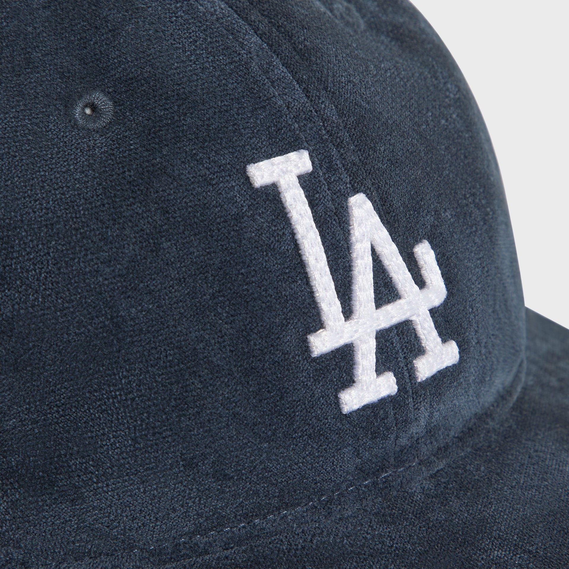 Kith & '47 for the Los Angeles Dodgers Lightweight Suede Velour Long Bill Cap - Nocturnal