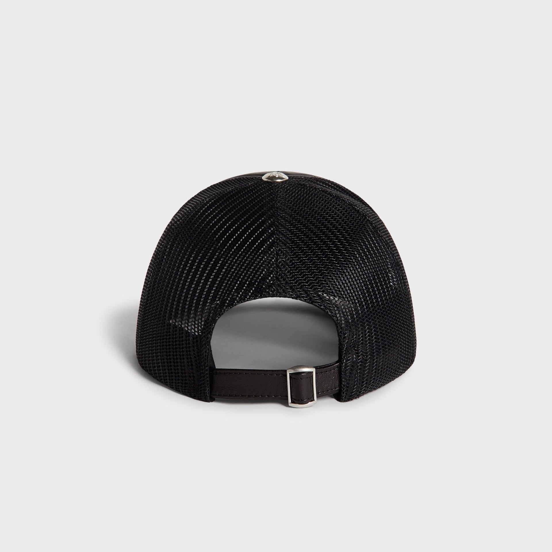 Kith Smooth Leather Nolan Trucker Hat - Black - PH