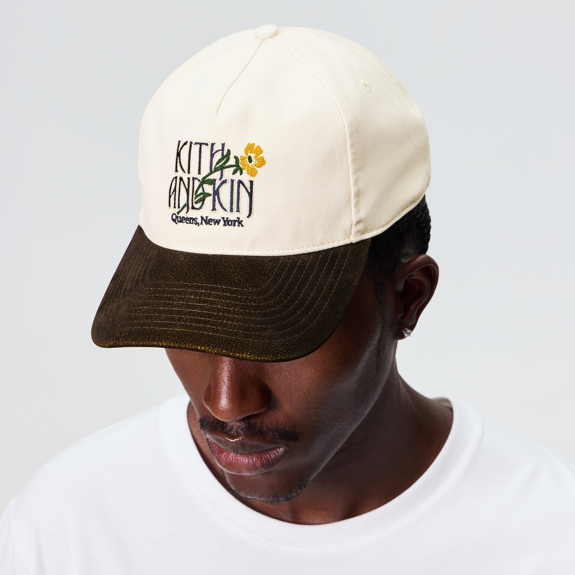 Kith Botanical Twill Bay Low Pinch Crown Cap - Sandrift