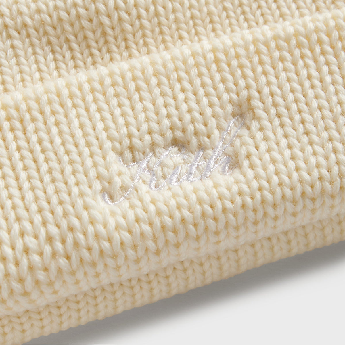 Kith Script Icon Beanie - Sandrift