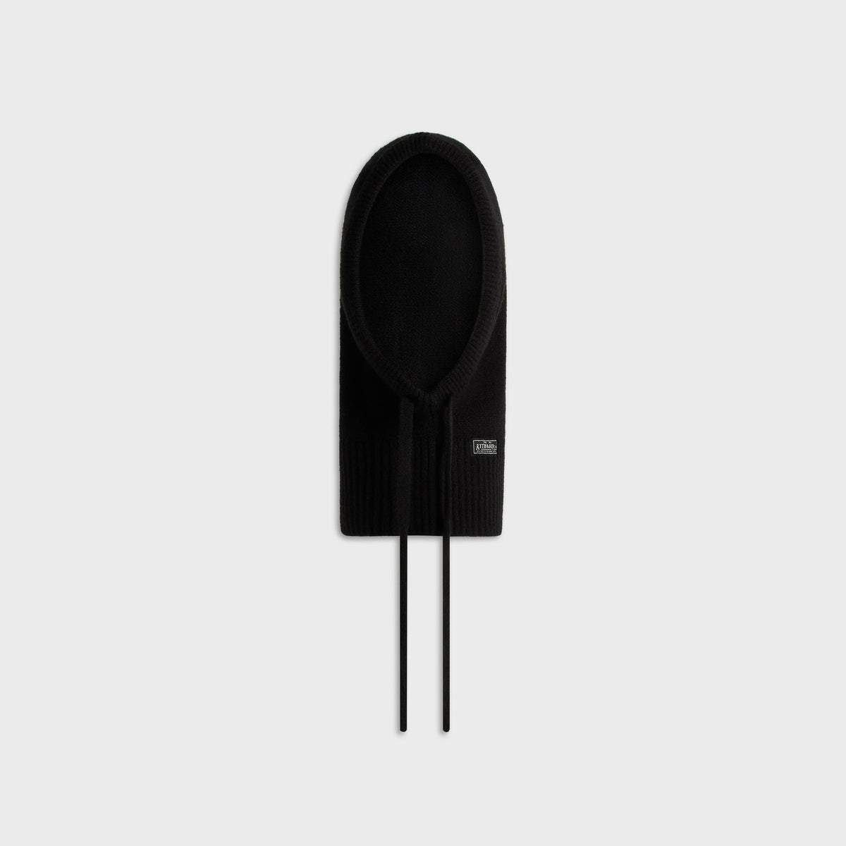Kith Soft Rib Knit Balaclava - Black