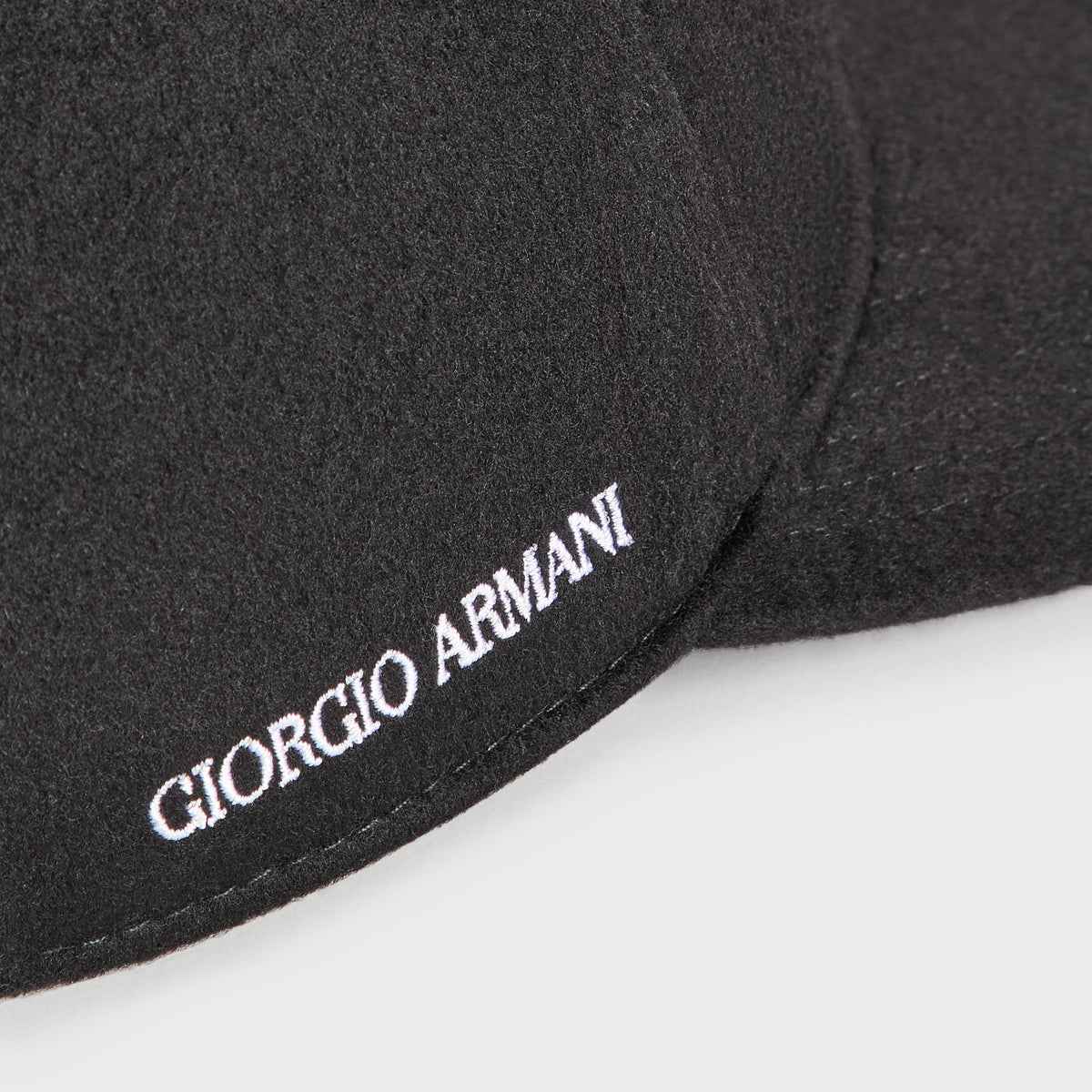 Giorgio Armani & Ronnie Fieg for '47 Wool Deconstructed Franchise LS Fitted Cap - Black