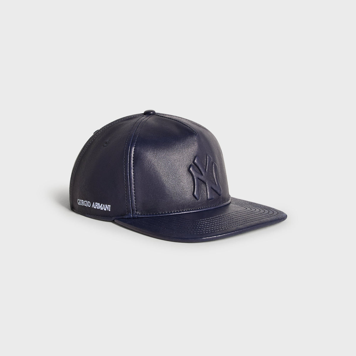 Giorgio Armani & Ronnie Fieg for '47 Soft Leather SL Hitch Cap - Blue Navy
