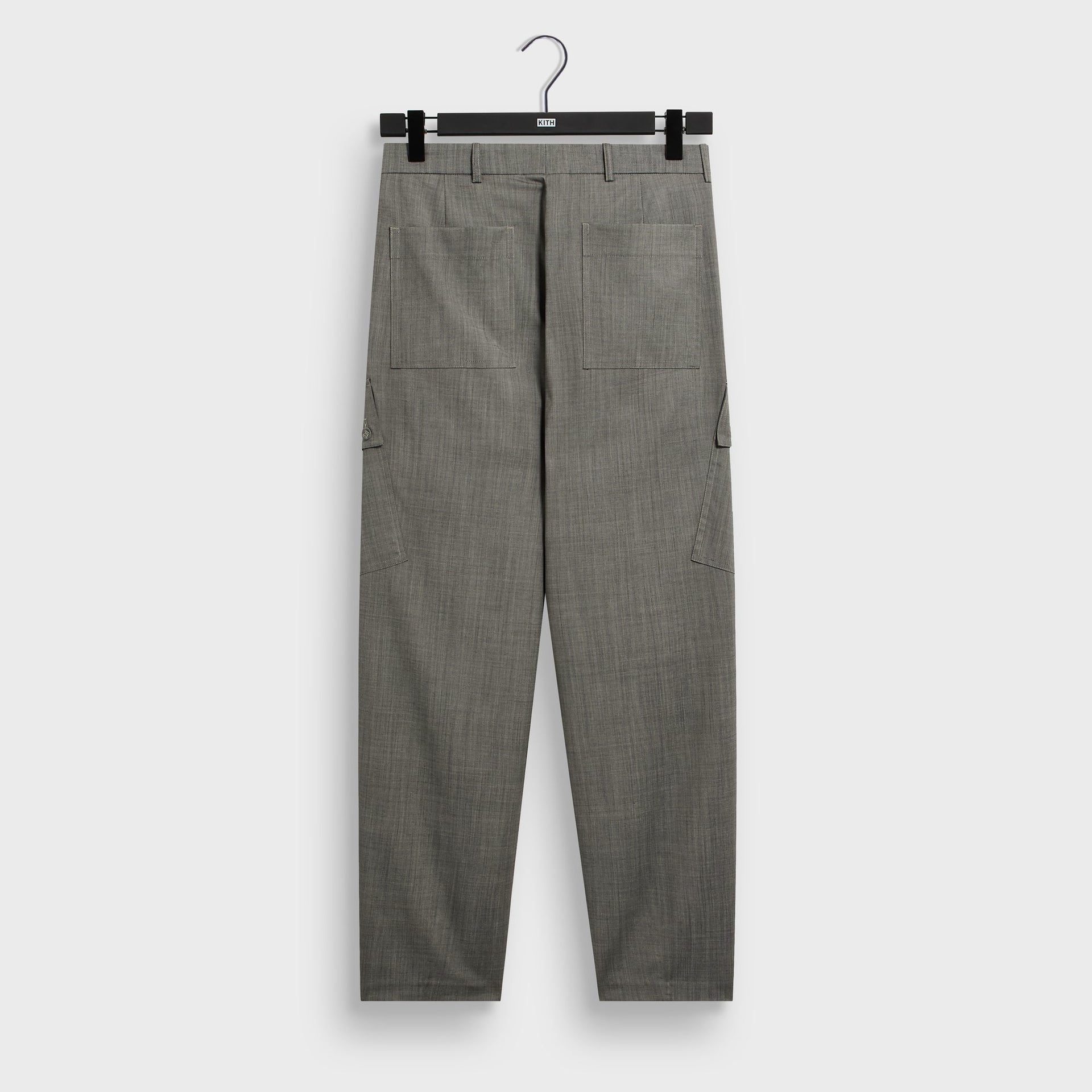 &Kin Tropical Wool Gibbs Pant - Grey Melange